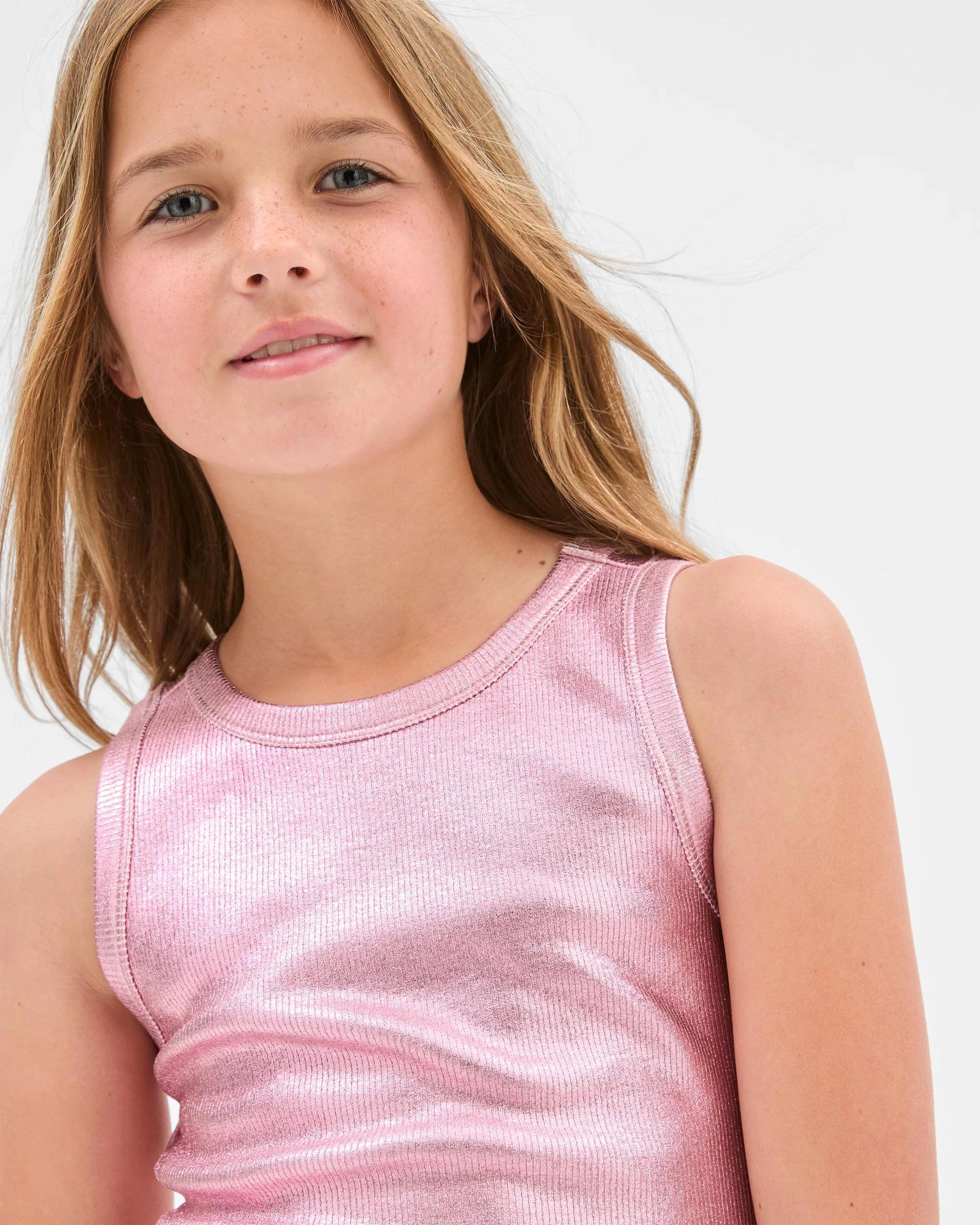 4 Target Metallic Rib Tank CRADLE PINK METALLIC, 4 of 6