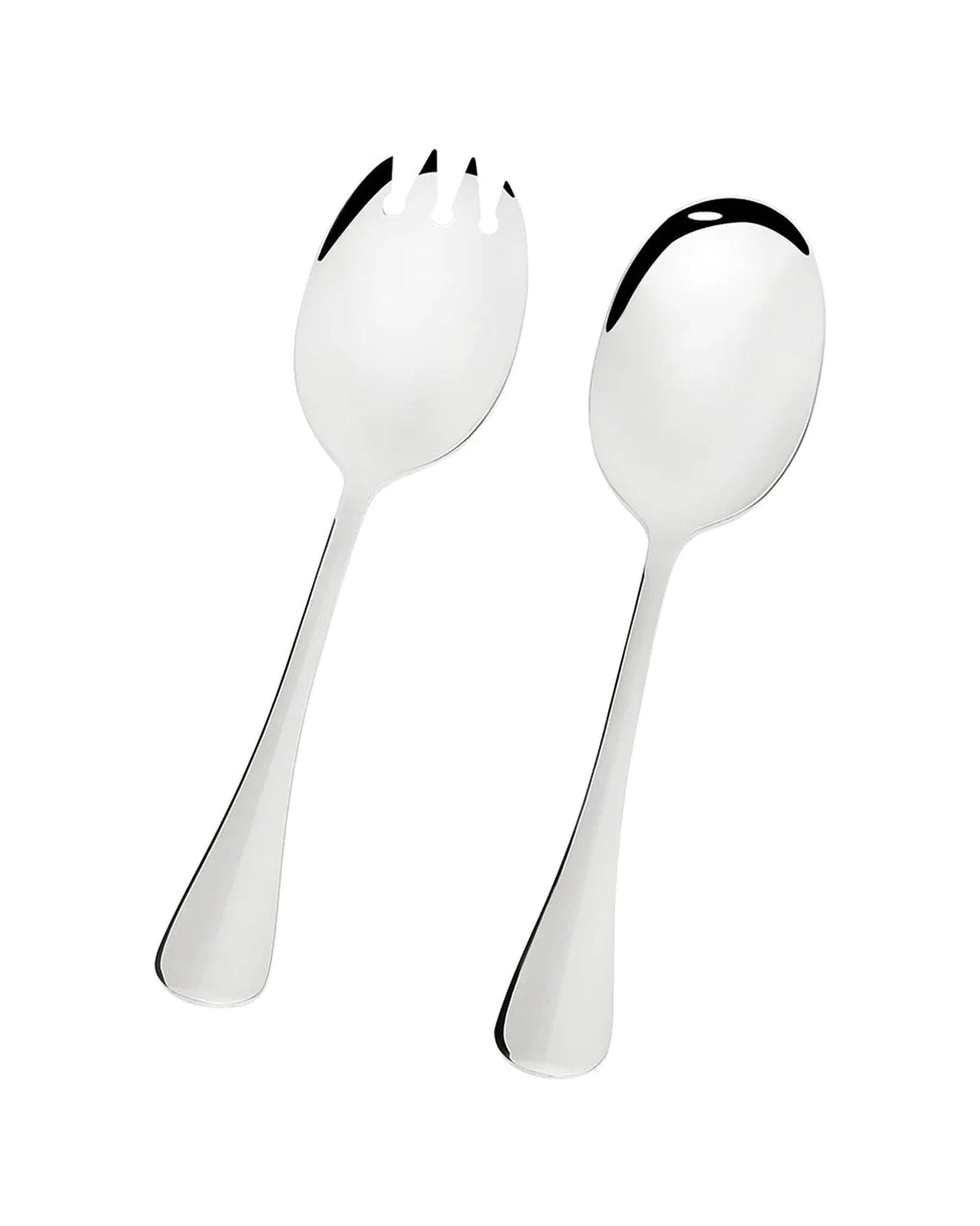 2 Stanley Rogers 2pc Baguette-Style Stainless Steel Salad Servers - Silver, 2 of 4