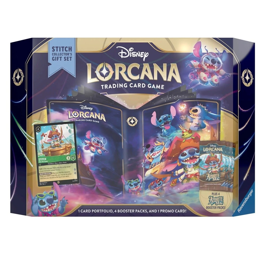 1 Disney Lorcana Trading Card Game: Azurite Sea Stitch Collector's Gift Set, 1 of 3