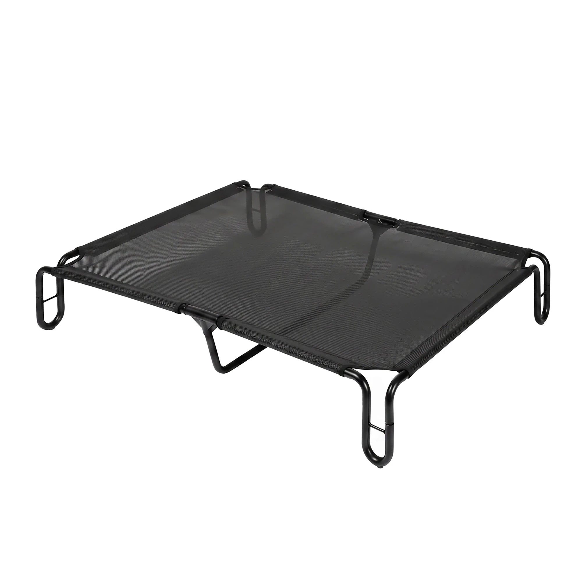 1 Pawz Elevated Dog Bed M Breathable Mesh Cooling for Indoor Outdoor Black, 1 of 8