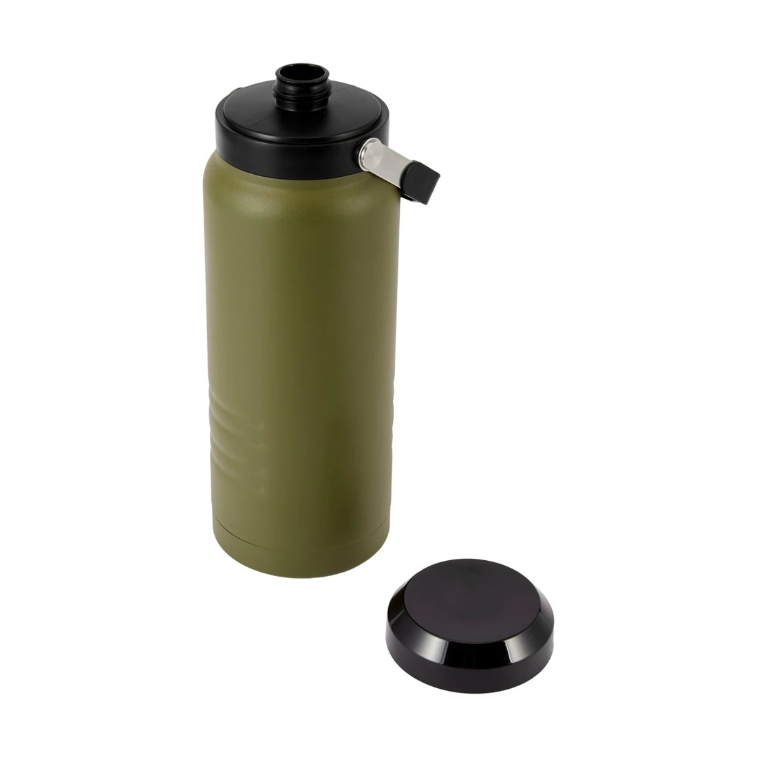 3 2L Khaki Stainless Steel Top Handle Drink Bottle, 3 of 6