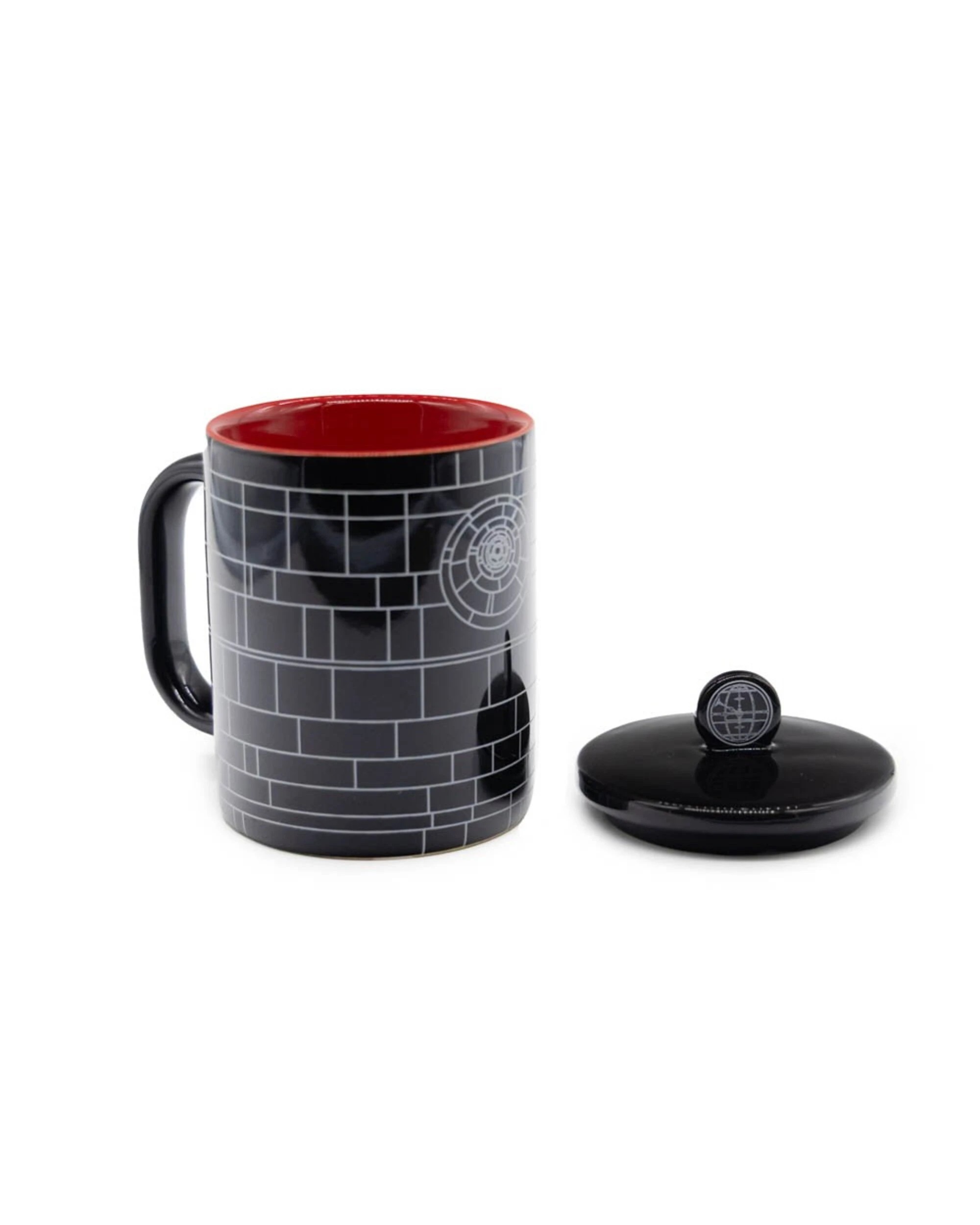 1 Star Wars - Death Star Mug (with Lid) - Black, 1 of 5
