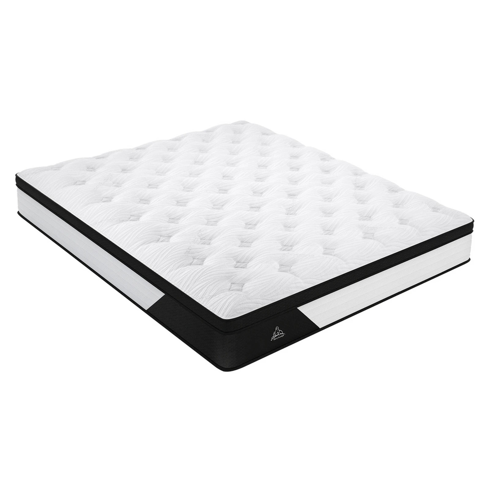 1 Starry Eucalypt Mattress Euro Top Foam Bed Bonnell Spring 18cm - Queen Bed, 1 of 10