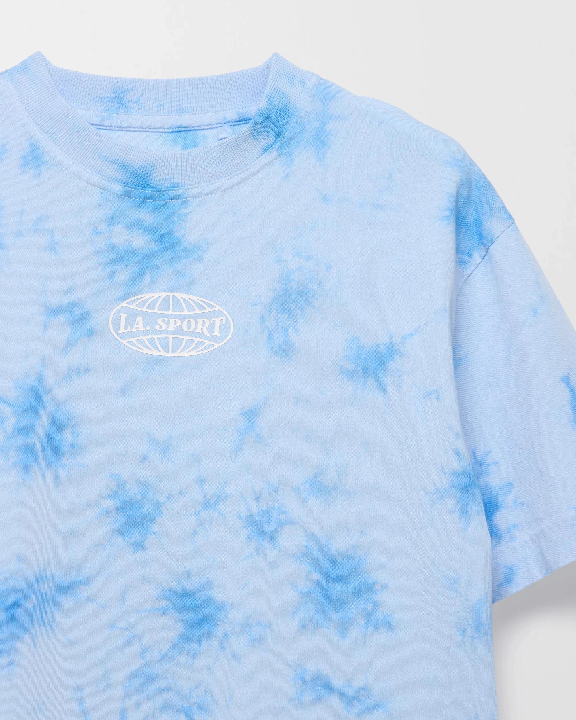 5 Target Australian Cotton Oversized Washed T-Shirt BLUE, 5 of 5