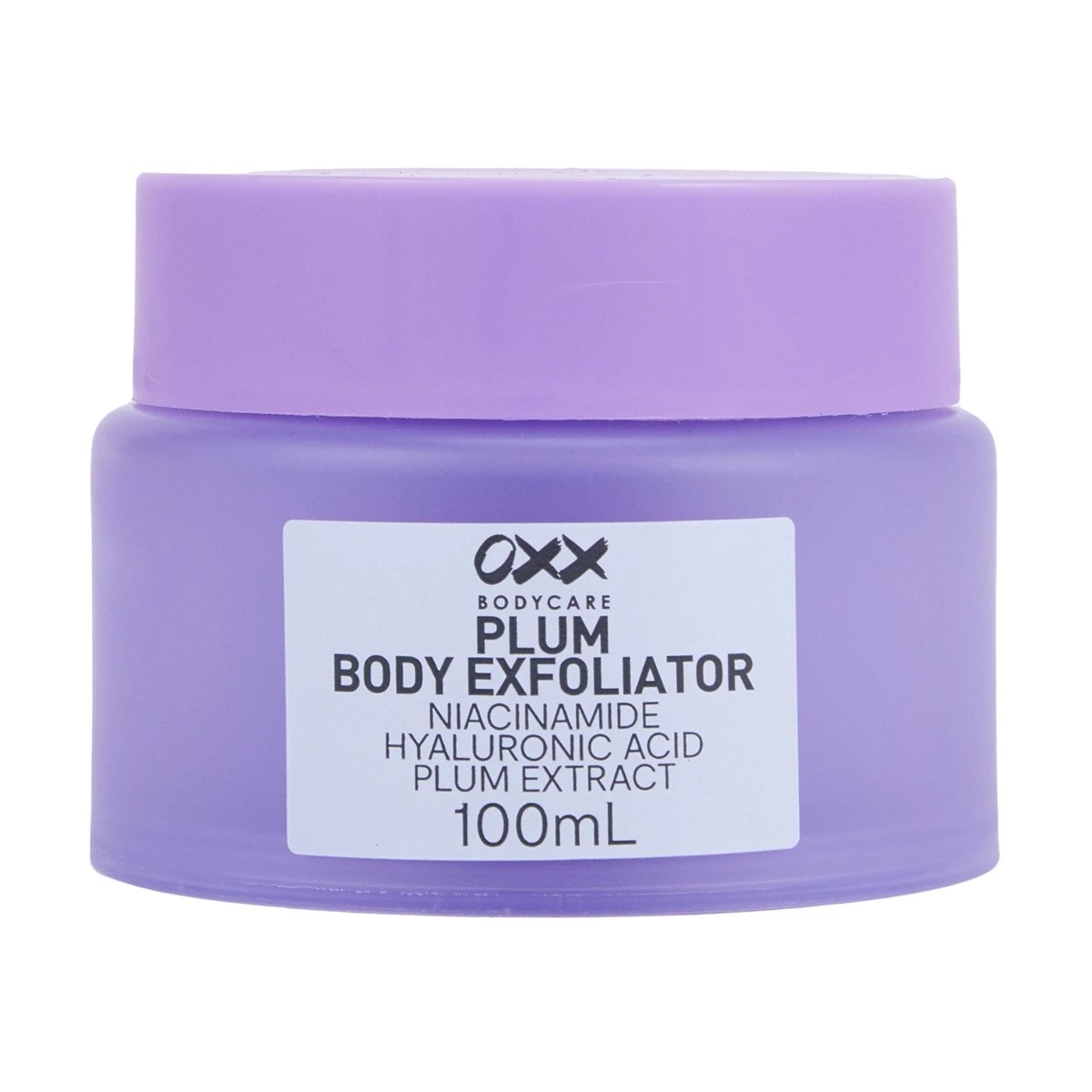1 OXX Bodycare Plum Body Exfoliator 100ml - Niacinamide, Hyaluronic Acid and Plum Extract, 1 of 5