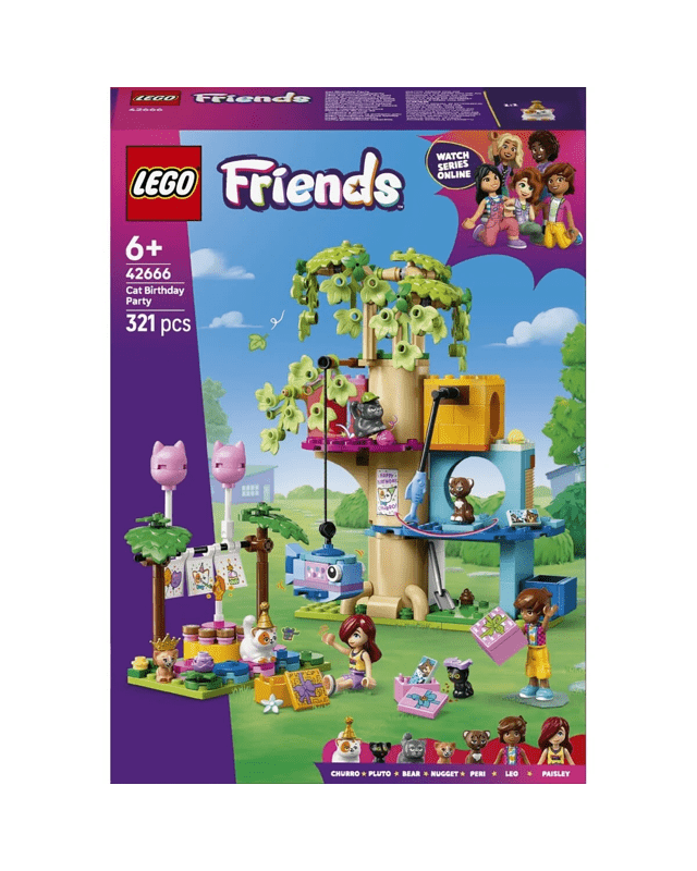 LEGO Friends Cat Birthday Party & Tree House 4