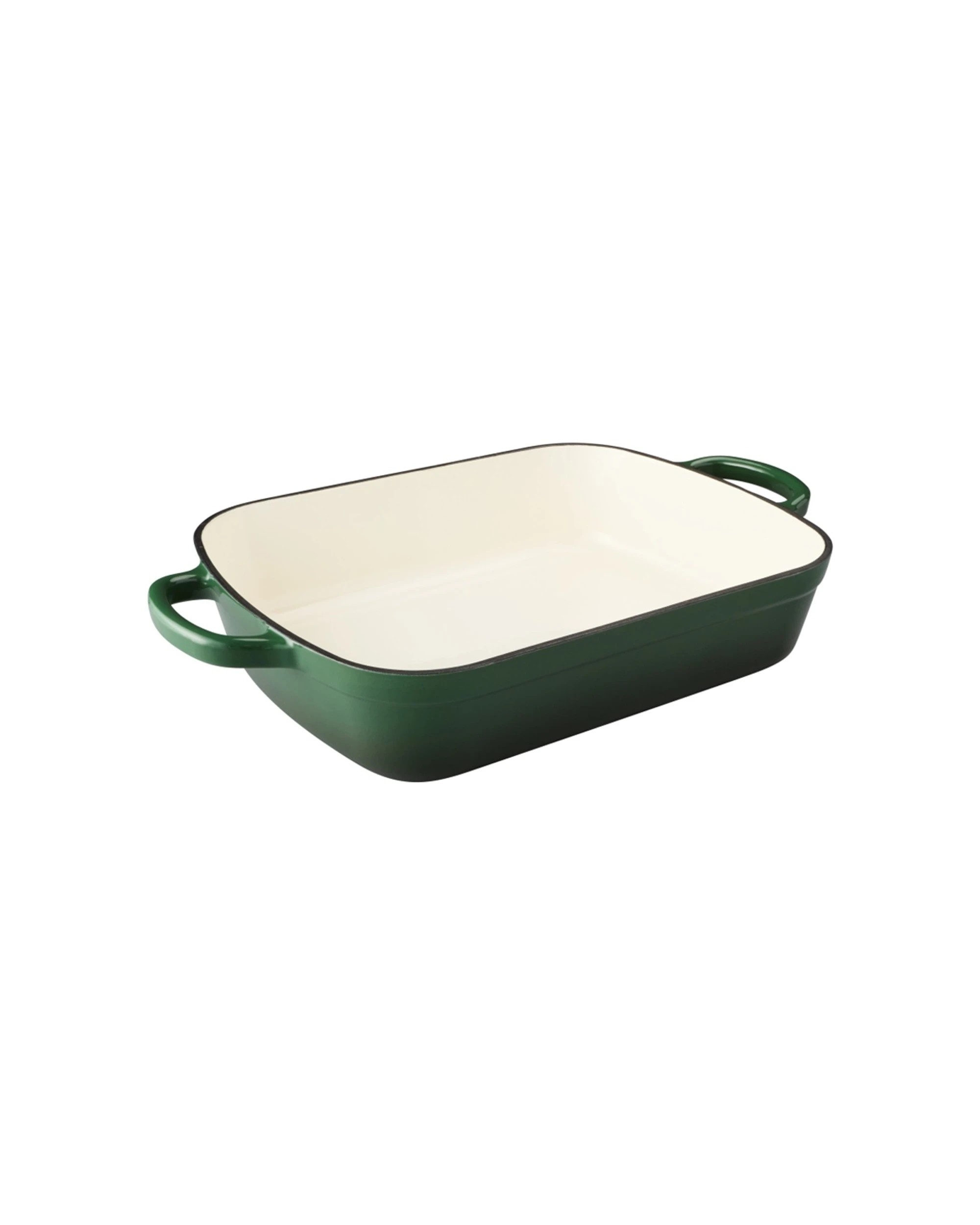 2 Maxwell & Williams Cast Iron Roaster 5L Bakeware Oven Safe 33x25cm English Racing - Green, 2 of 5