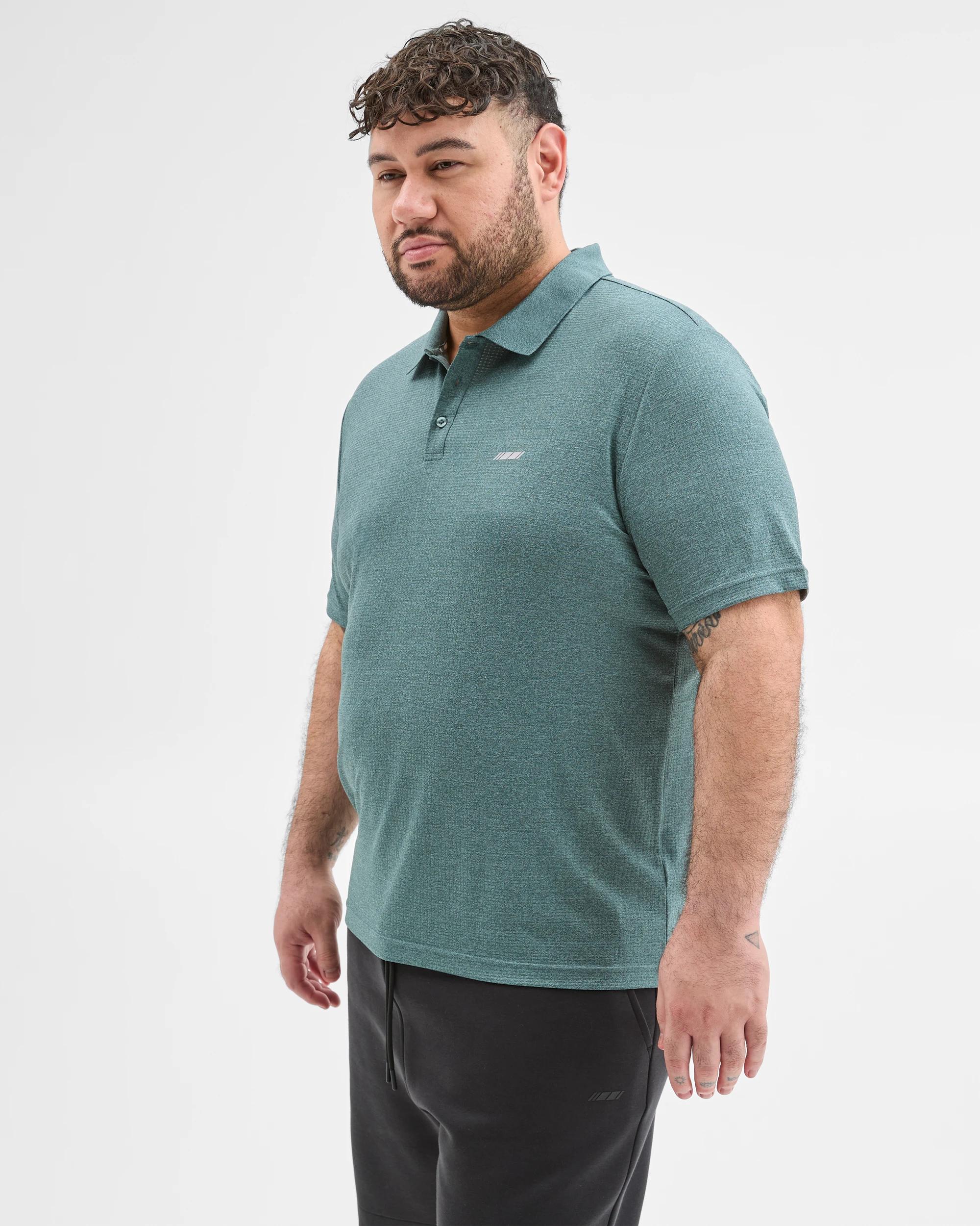 5 Target Plus Size Active Polo Top GREEN, 5 of 6