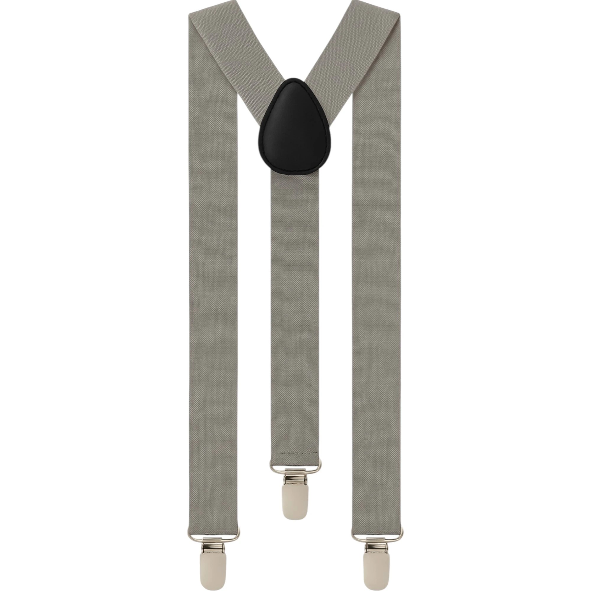 3 Zasel Mens Adjustable Extra Long 138cm Suspenders - Grey - Grey, 3 of 3