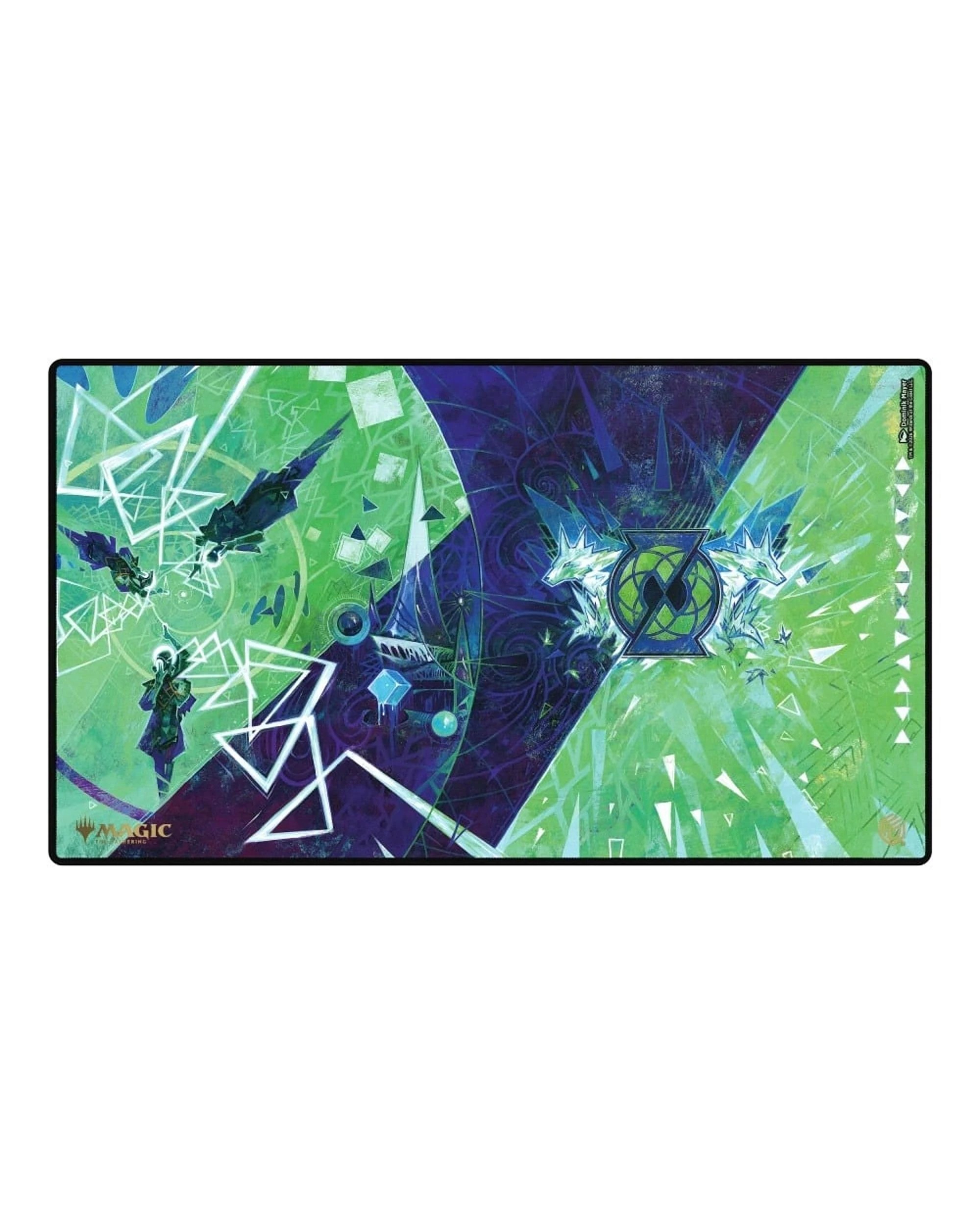 1 Ultimate Guard Magic the Gathering: Secrets of Strixhaven Quandrix Playmat - Green, 1 of 3
