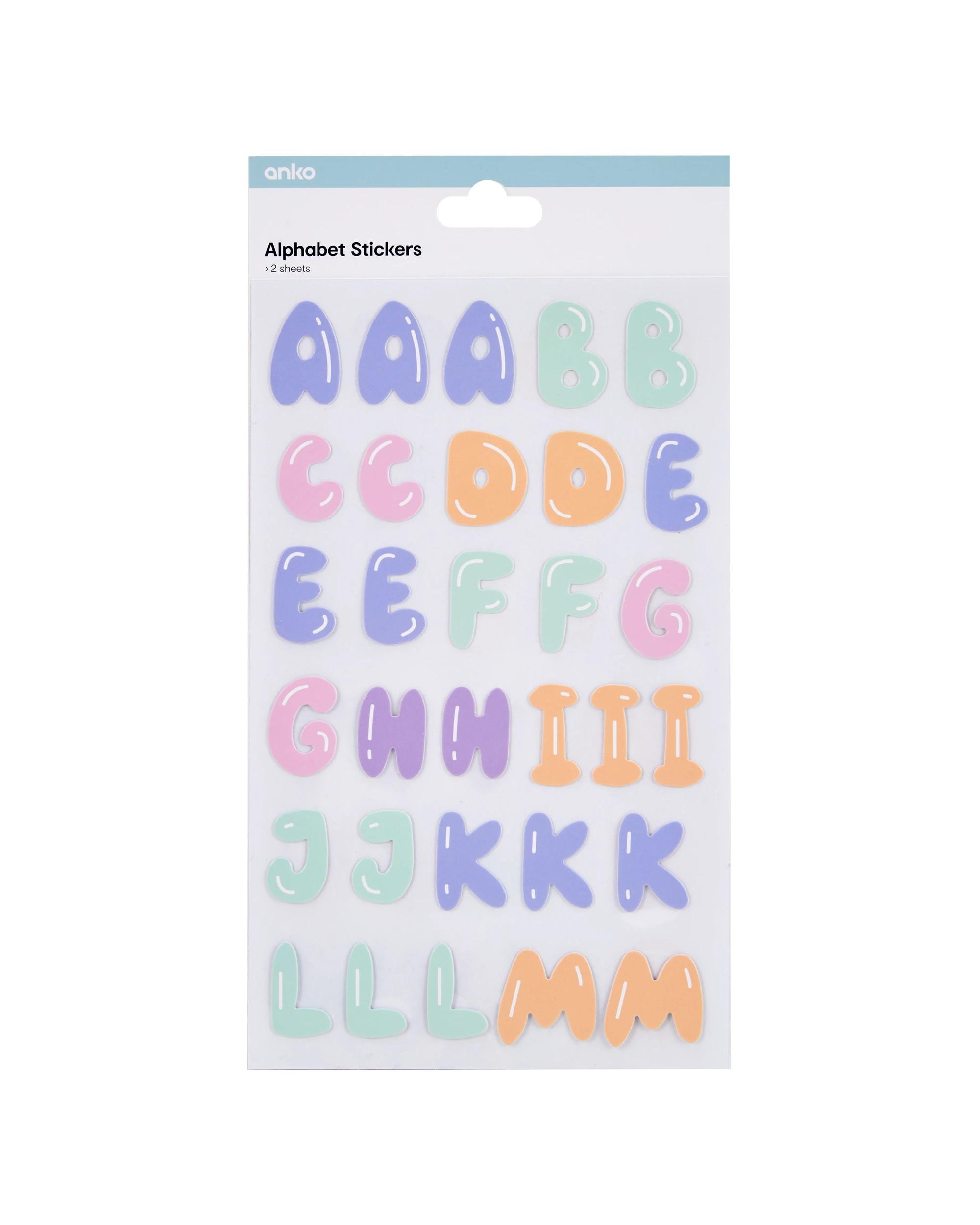 1 Alphabet Stickers - Bubble, 1 of 3