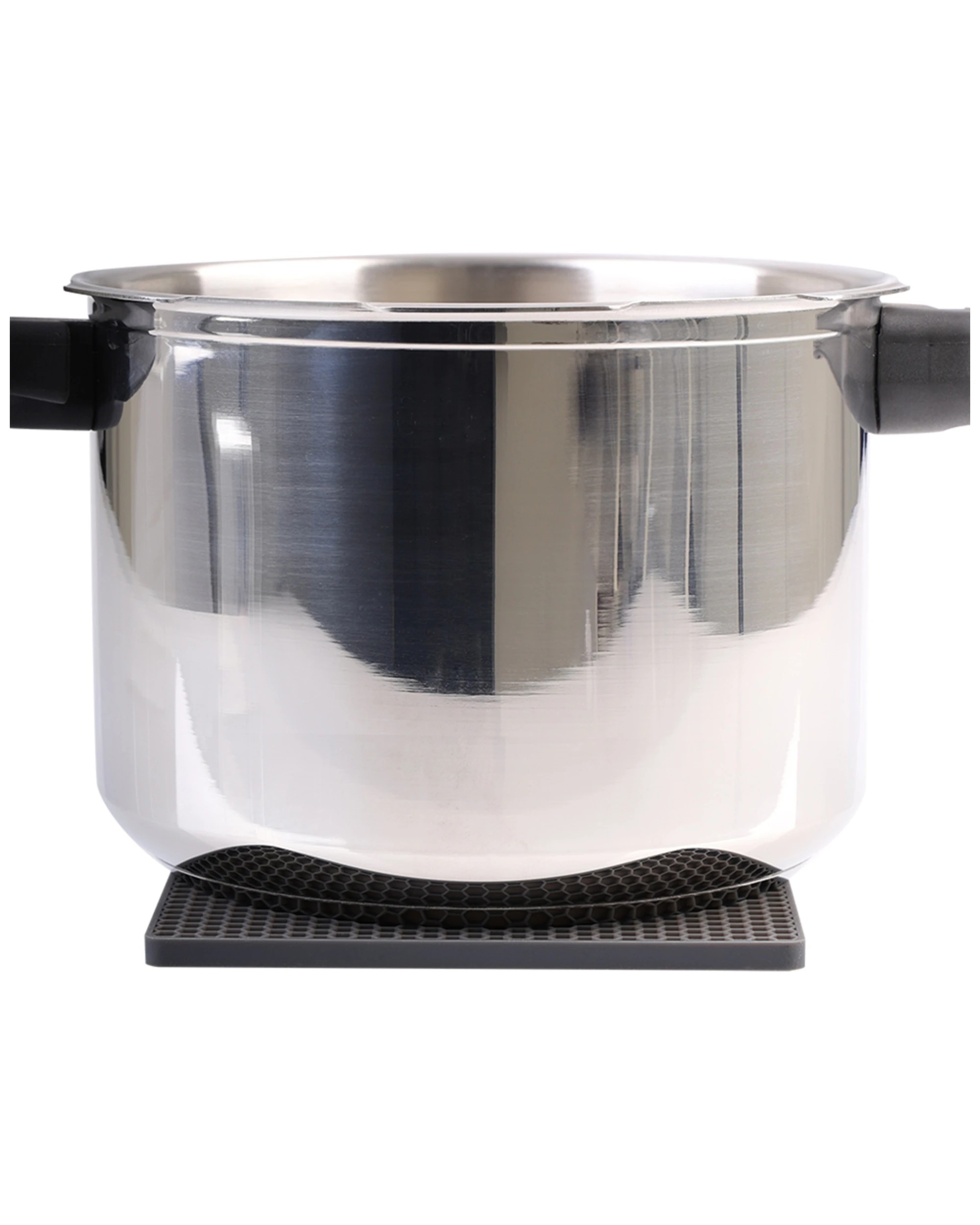 3 Appetito Silicone Square Trivet 17.3cm Charcoal - Charcoal, 3 of 3