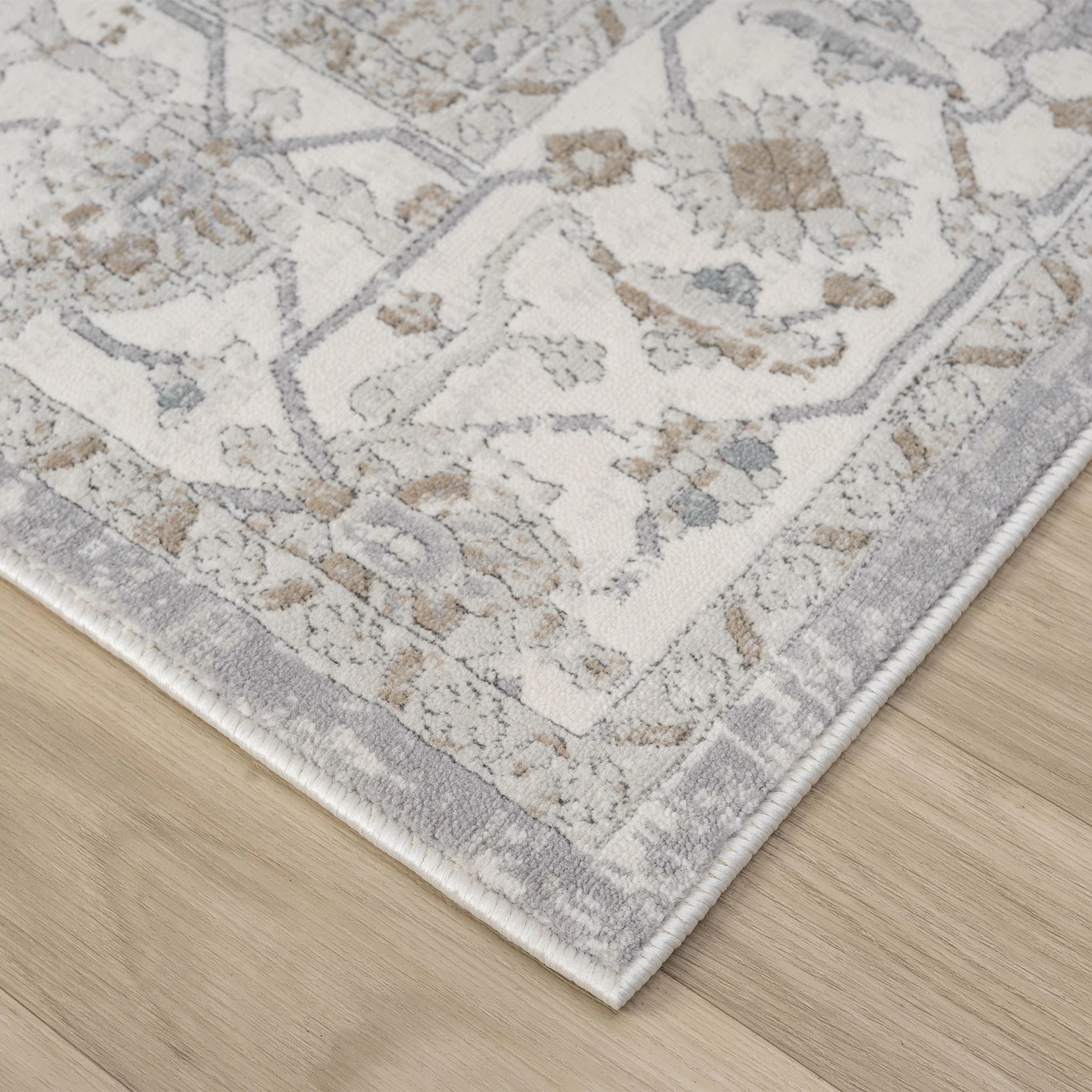 5 La Grace Home Adriano Soft Pile Premium Runner - 80x150cm - Frost, 5 of 10