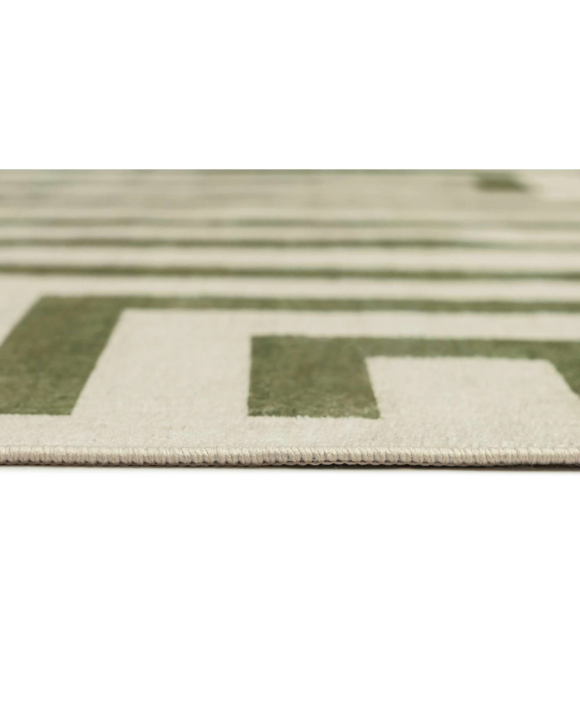 8 Loopsie Waimea Geometric Washable Rug-230cm x 160cm - Green, 8 of 8