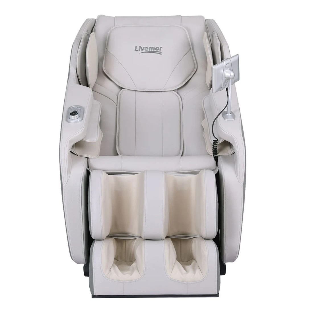 3 Livemor Massage Chair Electric Recliner Home Massager Brisa - Grey, 3 of 6