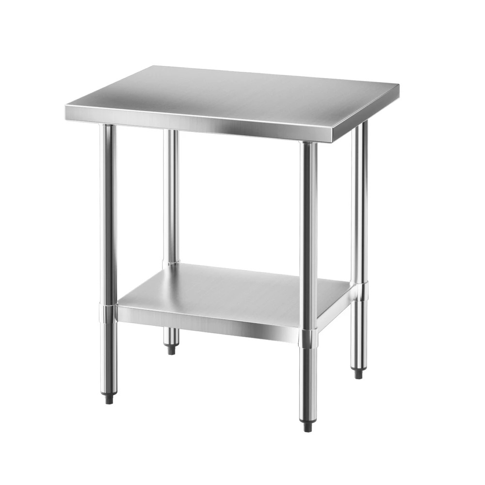 1 Cefito Stainless Steel Kitchen Bench Work Table 610 x760MM 430 - Silver, 1 of 6