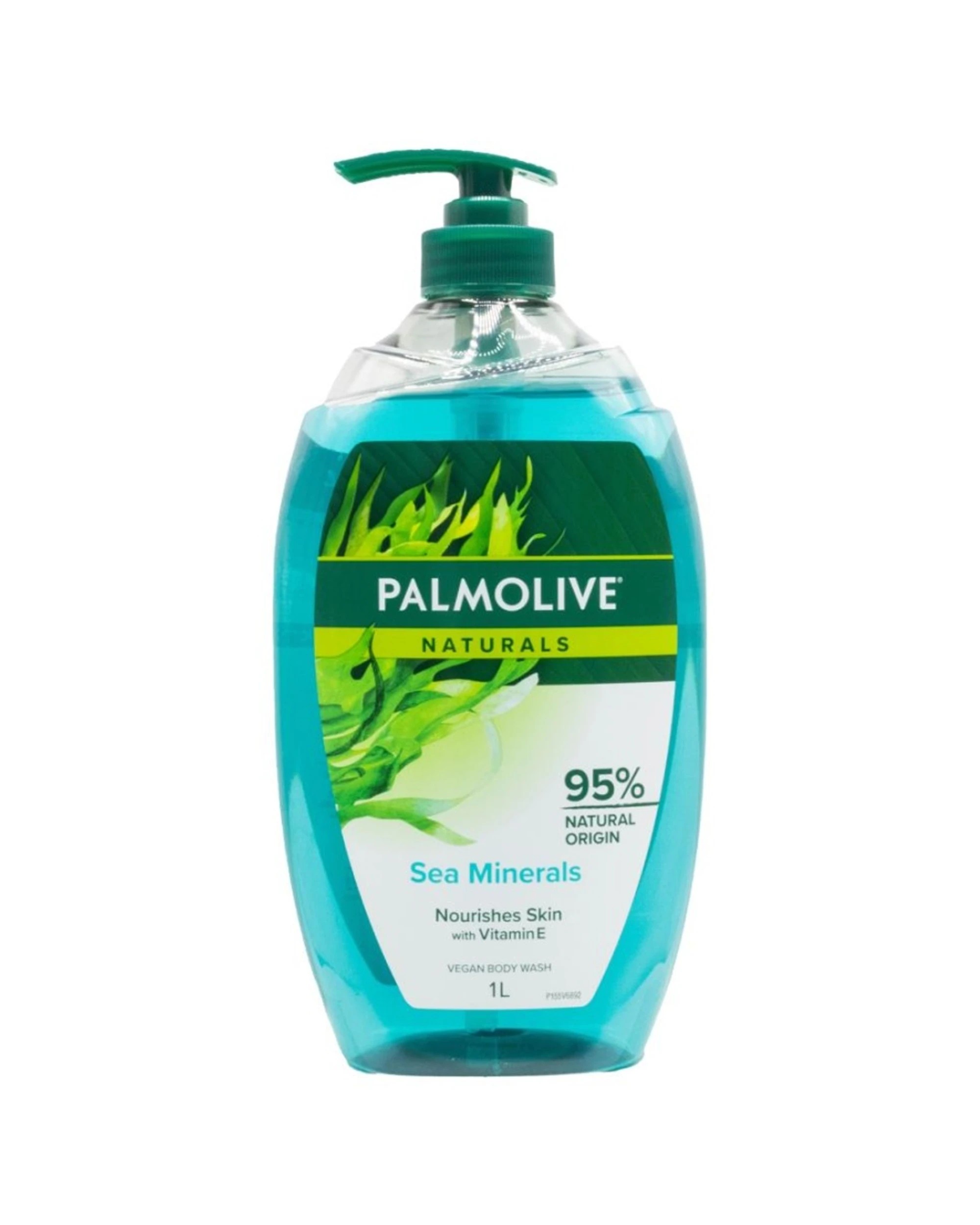 2 Palmolive 6pk Vegan Naturals Body Wash 1L Vitamin E Sea Minerals Nourishment - Blue, 2 of 3