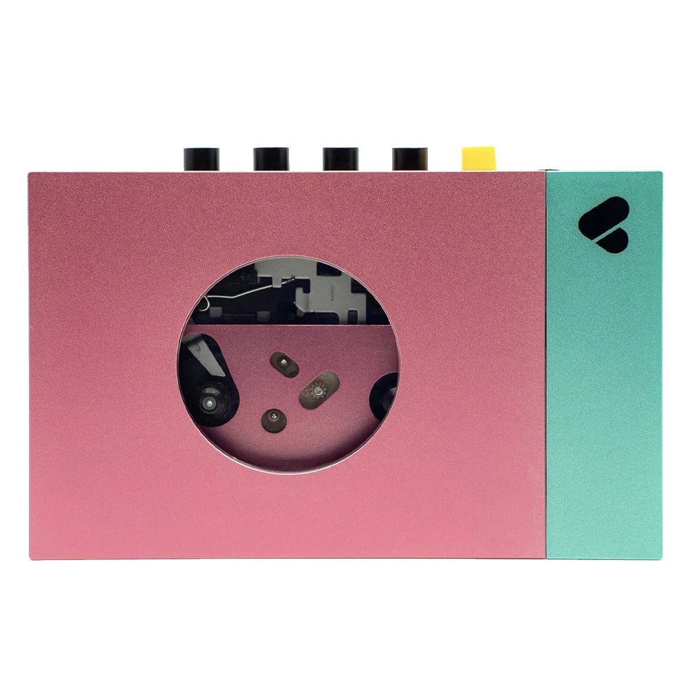 1 We Are Rewind Portable Cassette Player & Recorder - Edith, Pink & Green - Pink, 1 of 6