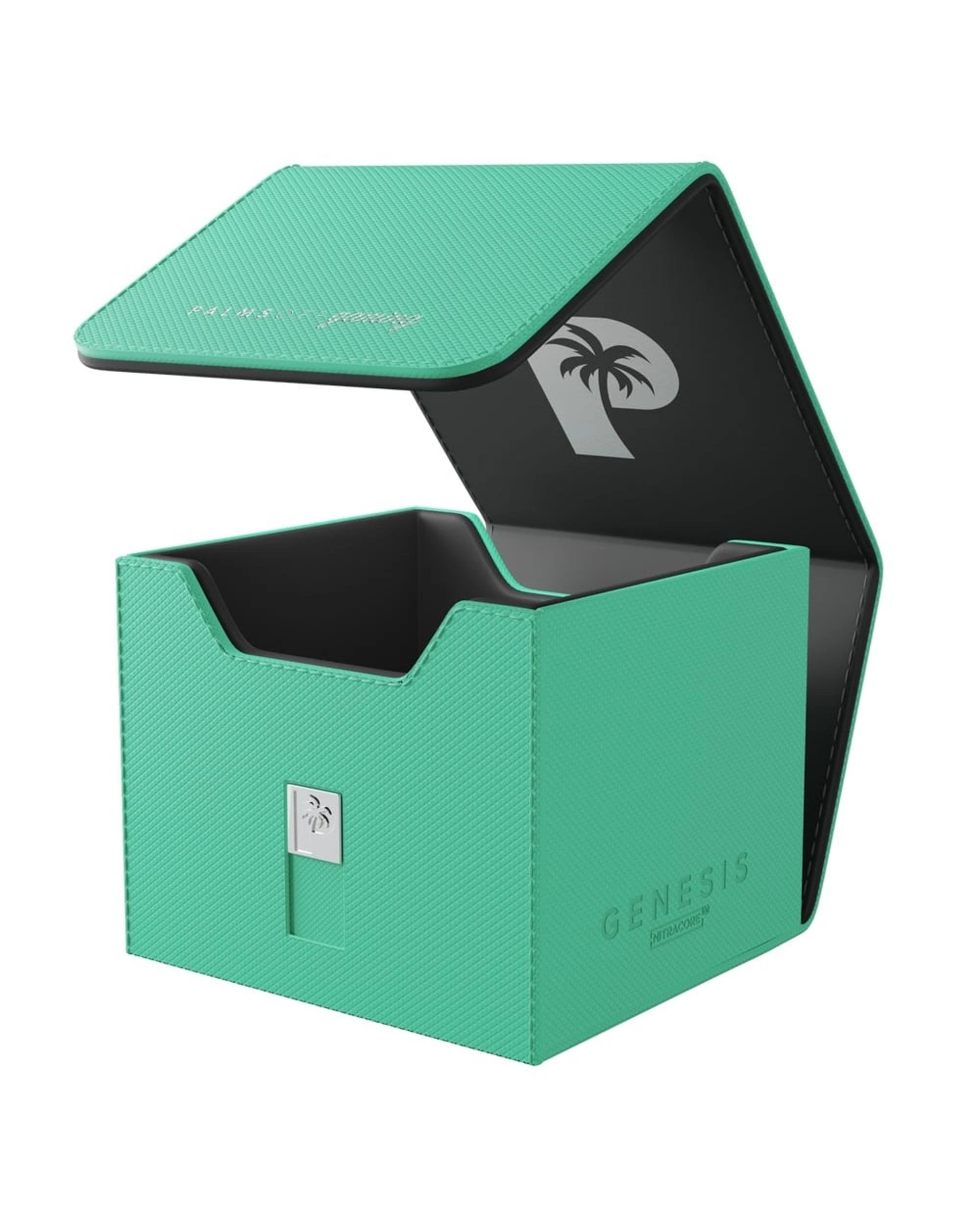 1 Palms Off Gaming Genesis Deck Box - Turquoise - Multi, 1 of 7