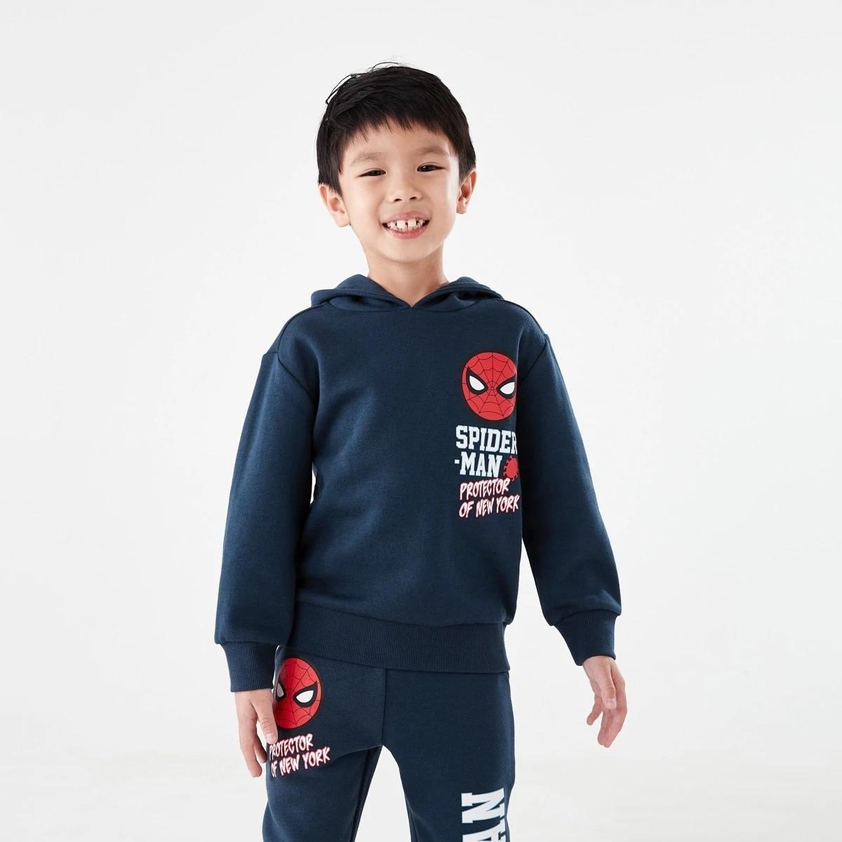 1 Spider-Man License Print Hoodie Spiderman, 1 of 9