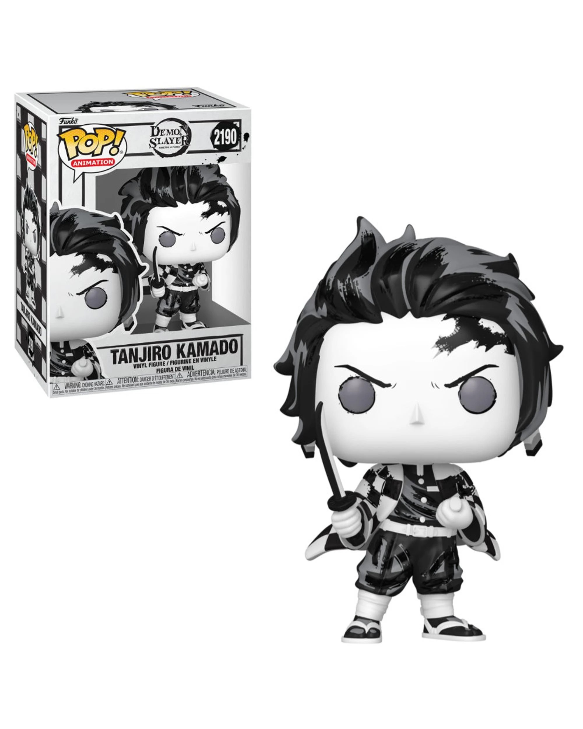 1 Demon Slayer Tanjiro - Sumi-Ink -  Funko POP! Vinyl, 1 of 3