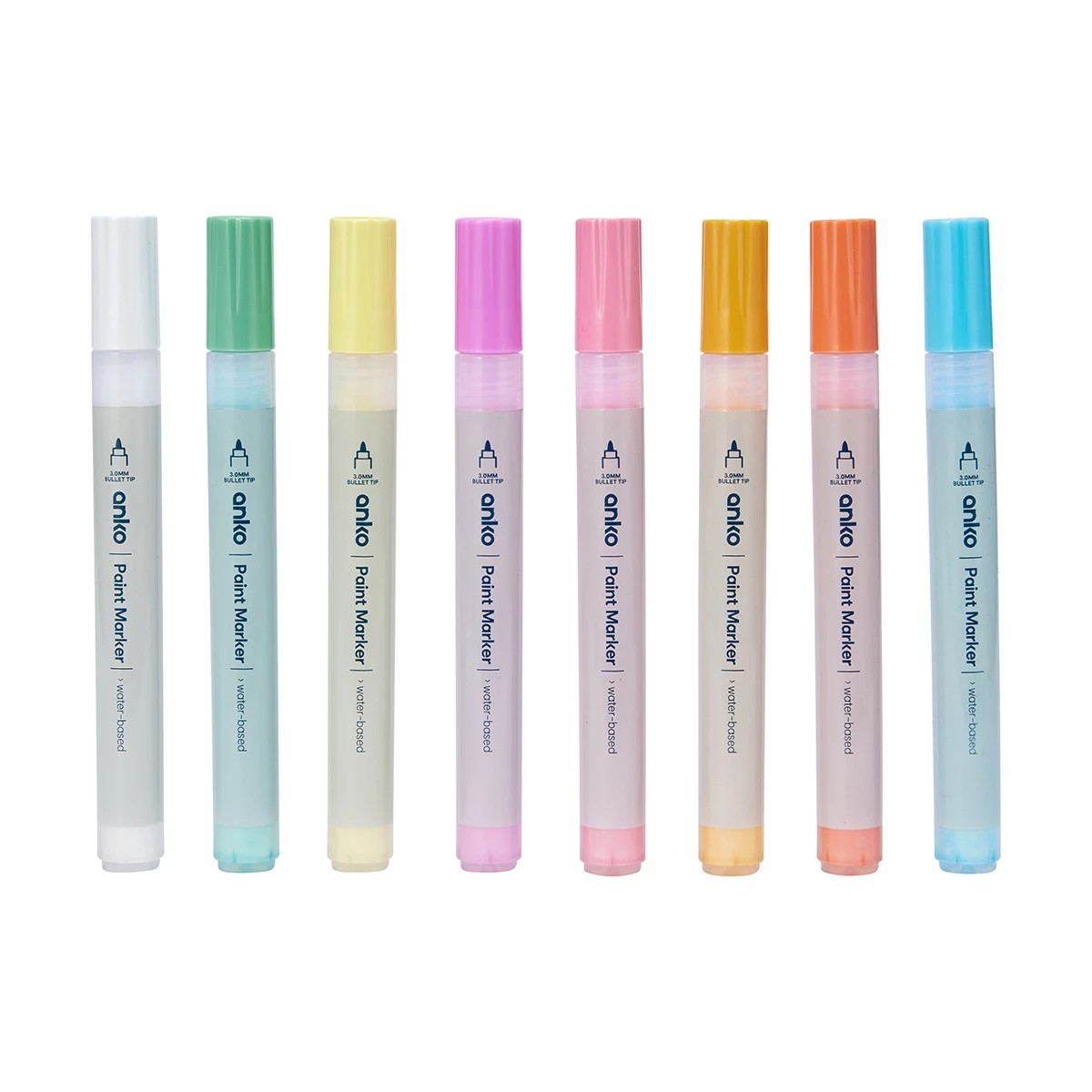 2 8 Pack Acrylic Paint Markers - Pastel, 2 of 5