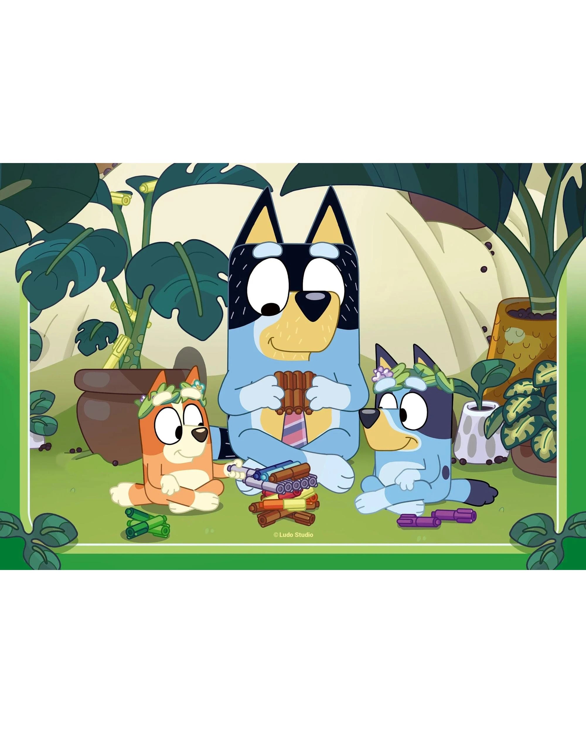 3 Ravensburger Bluey 2 x 24 Piece Jigsaw Puzzle, 3 of 3