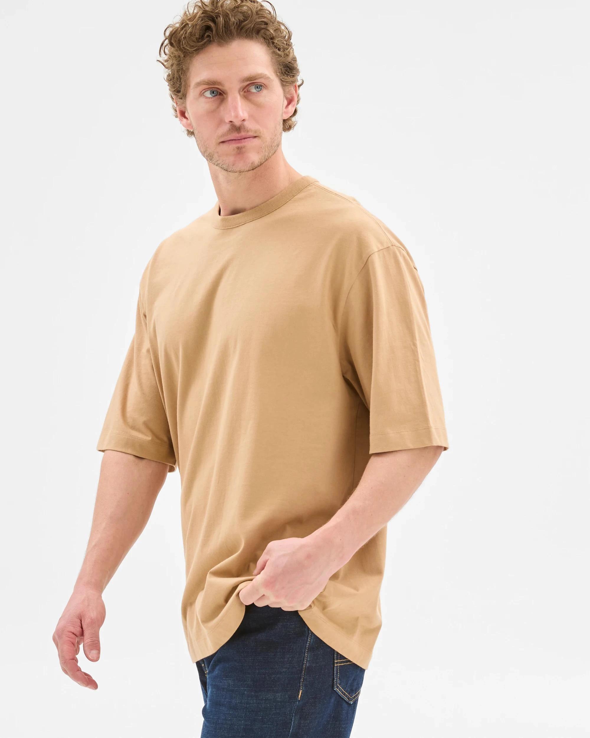 3 Target Australian Cotton Oversized T-Shirt SAND, 3 of 5