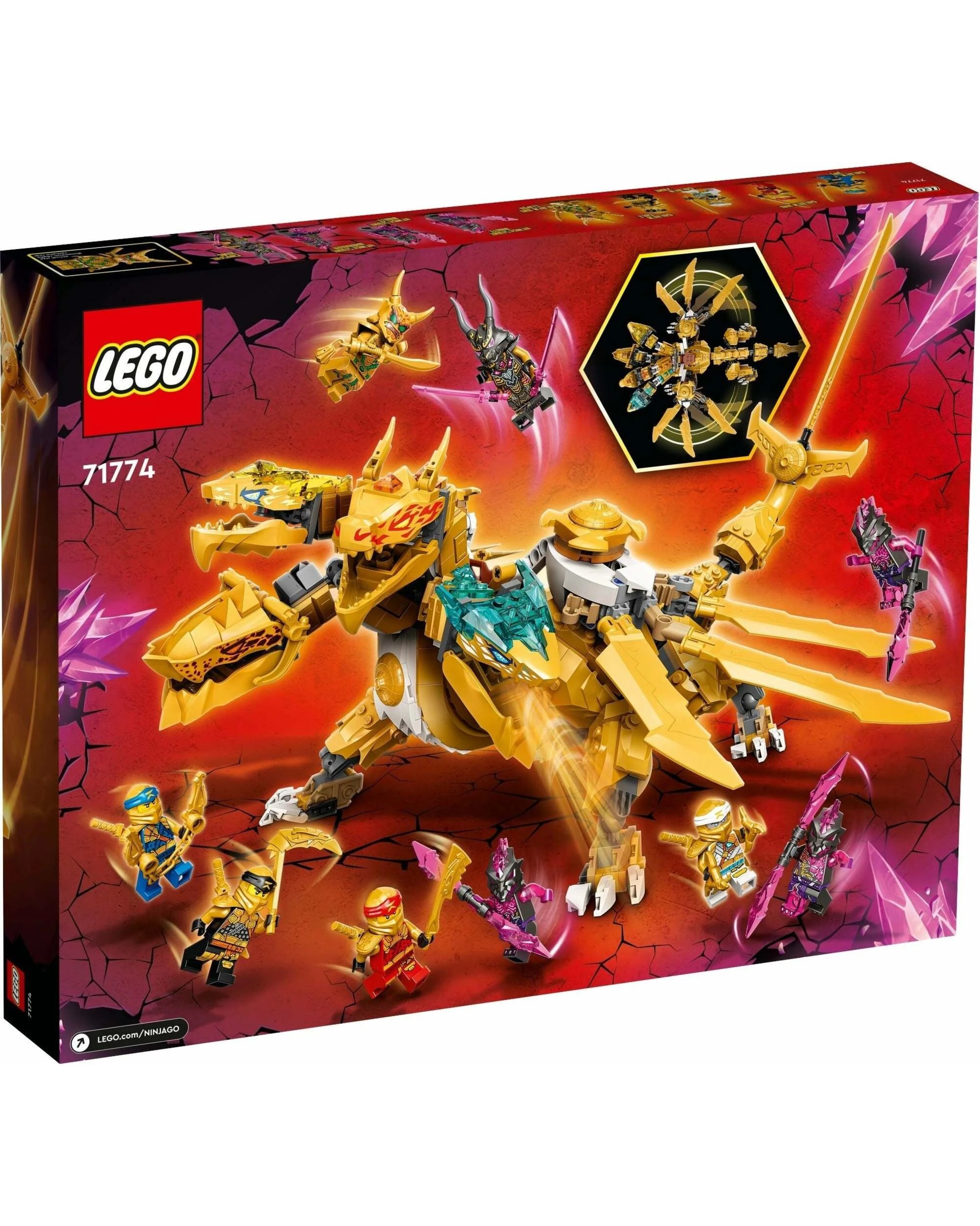 4 LEGO 71774 Lloyd's Golden Ultra Dragon NINJAGO Set, 4 of 5