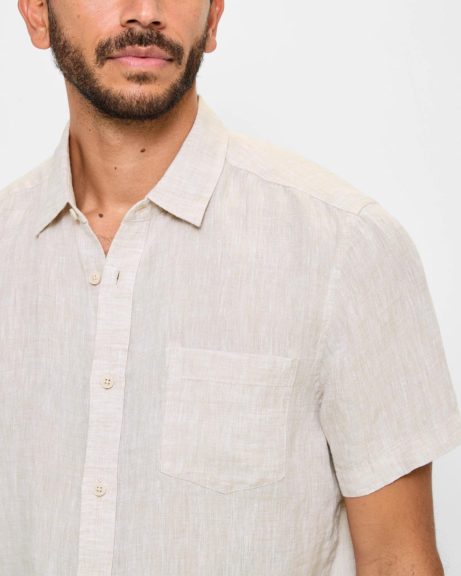 5 Target European Linen Shirt NEUTRAL, 5 of 5