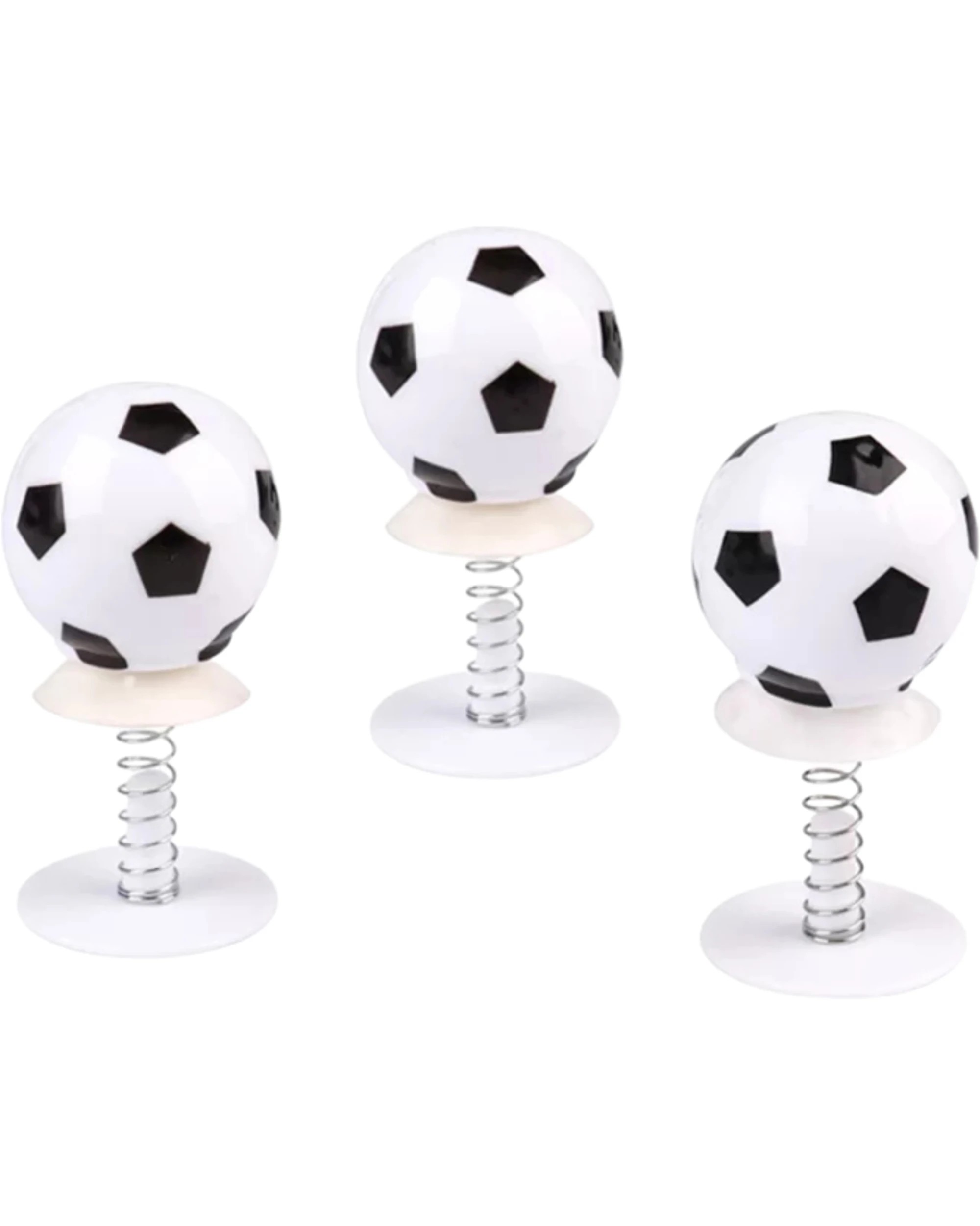 1 Party Maker Pop Up Spring Soccer Balls Pack of 3 - White, 1 of 4
