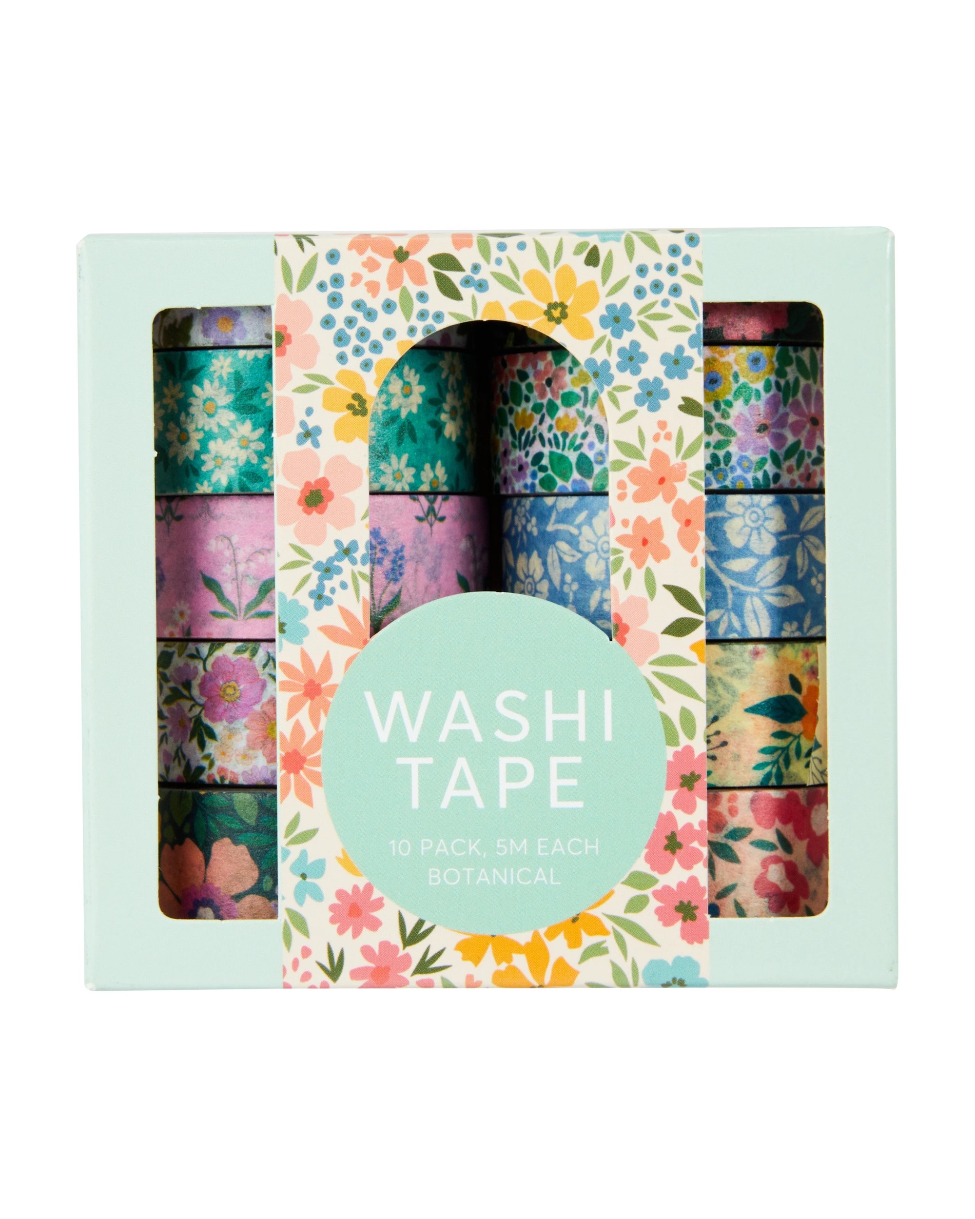 1 10 Pack Washi Tape - Botanical, 1 of 4