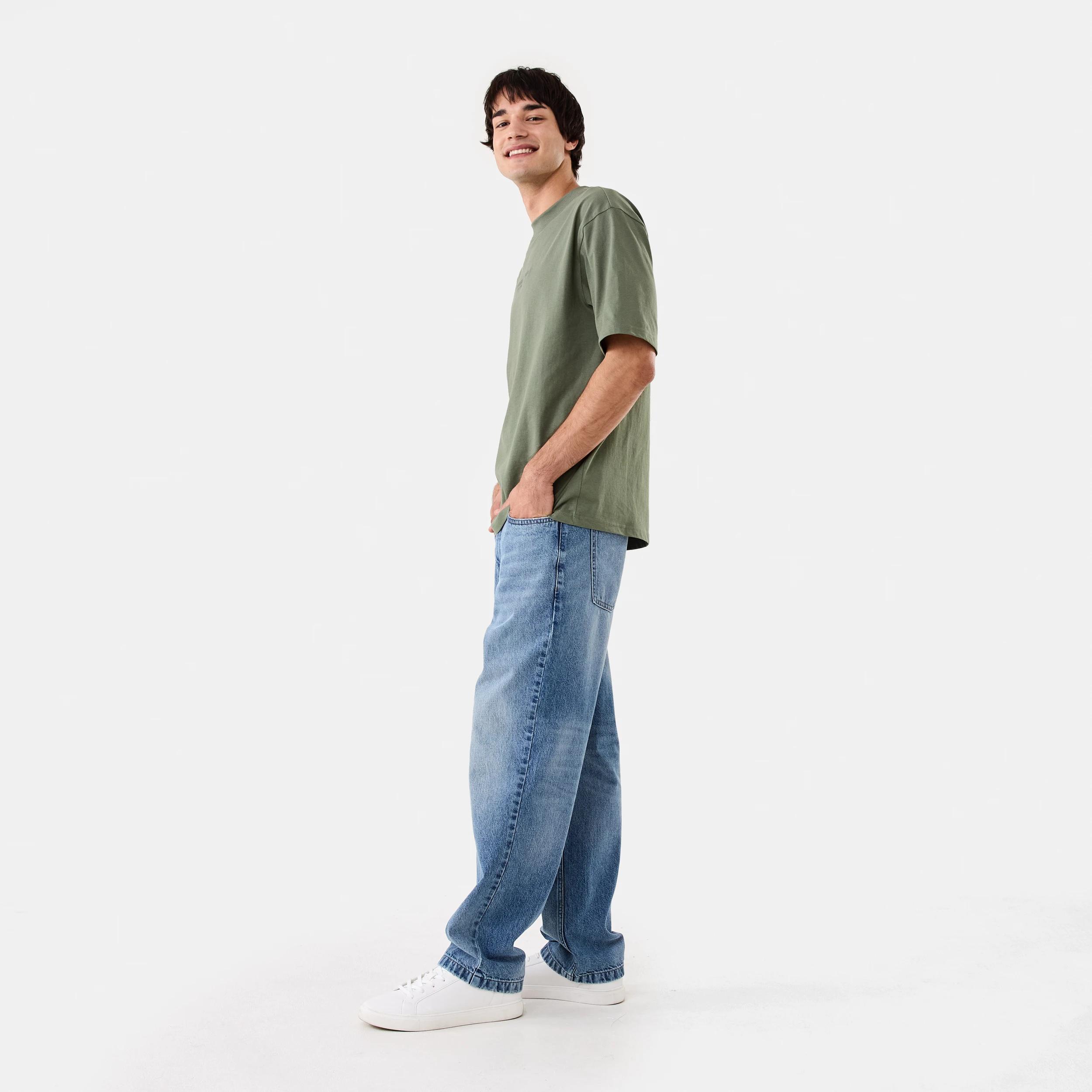 3 Oversized Print T-shirt Grn Agave, 3 of 10