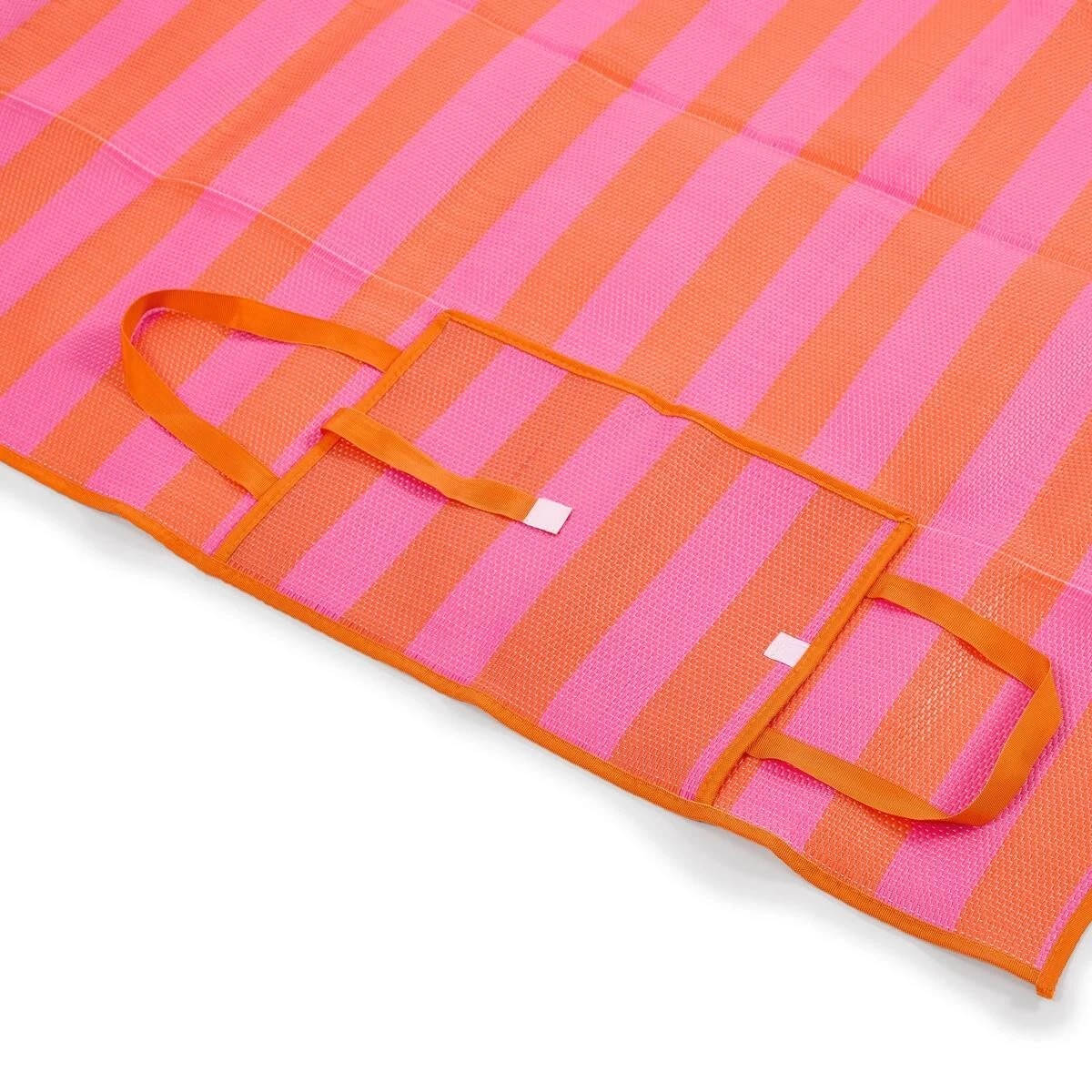 7 Folding Beach Mat - Pink, 7 of 9