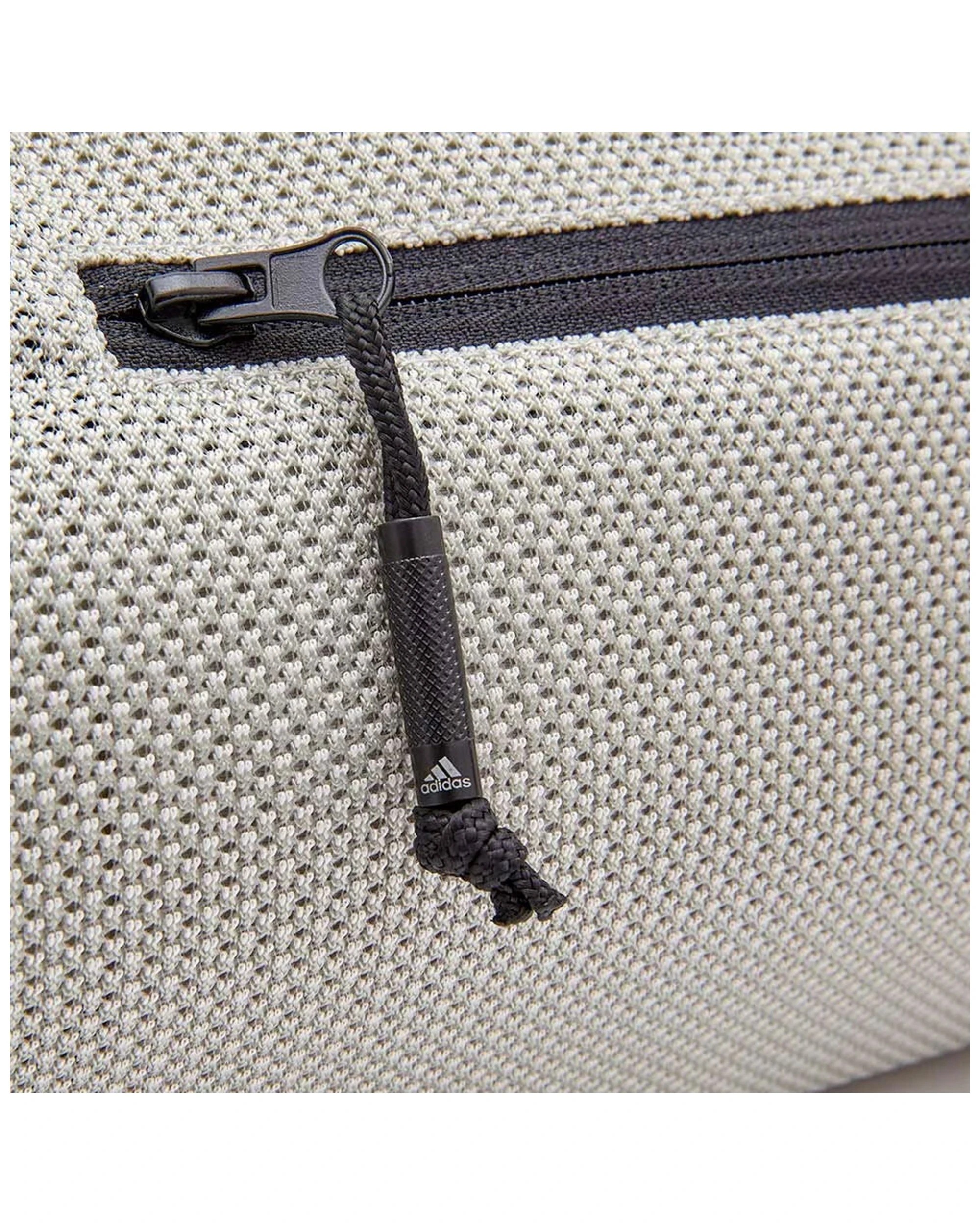 6 Adidas Mat Bag Yoga Carrier External Zip Pocket Woven Adjustable Strap - Grey, 6 of 9