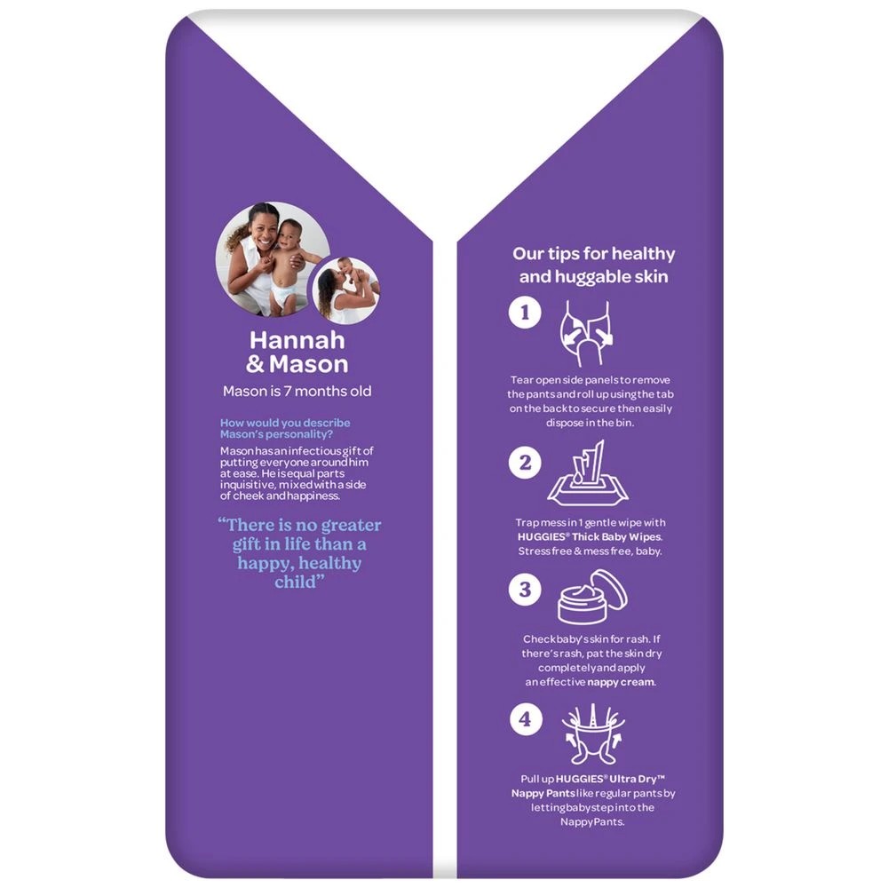 4 Huggies Nappy Pants Crawler Boy 36 Pack, 4 of 10