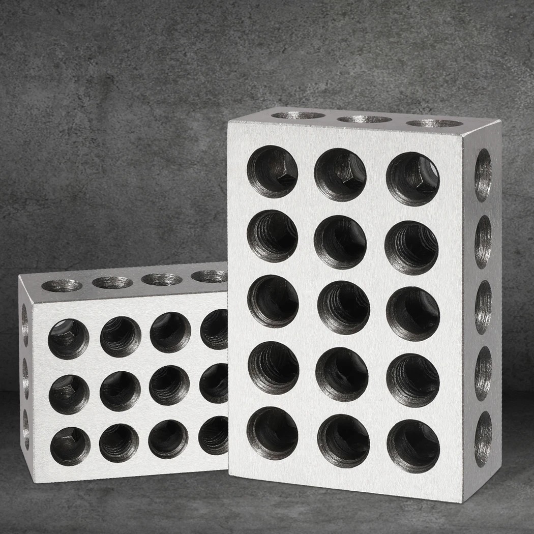 7 Traderight 23 Holes Precision Matched 1-2-3 Block Set, 7 of 7