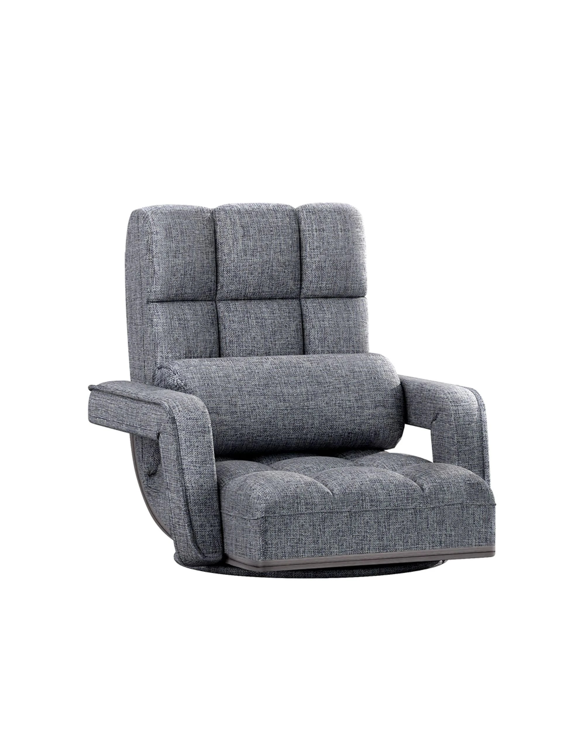 1 Artiss Floor Chair Lounge Sofa Swivel - Grey, 1 of 6
