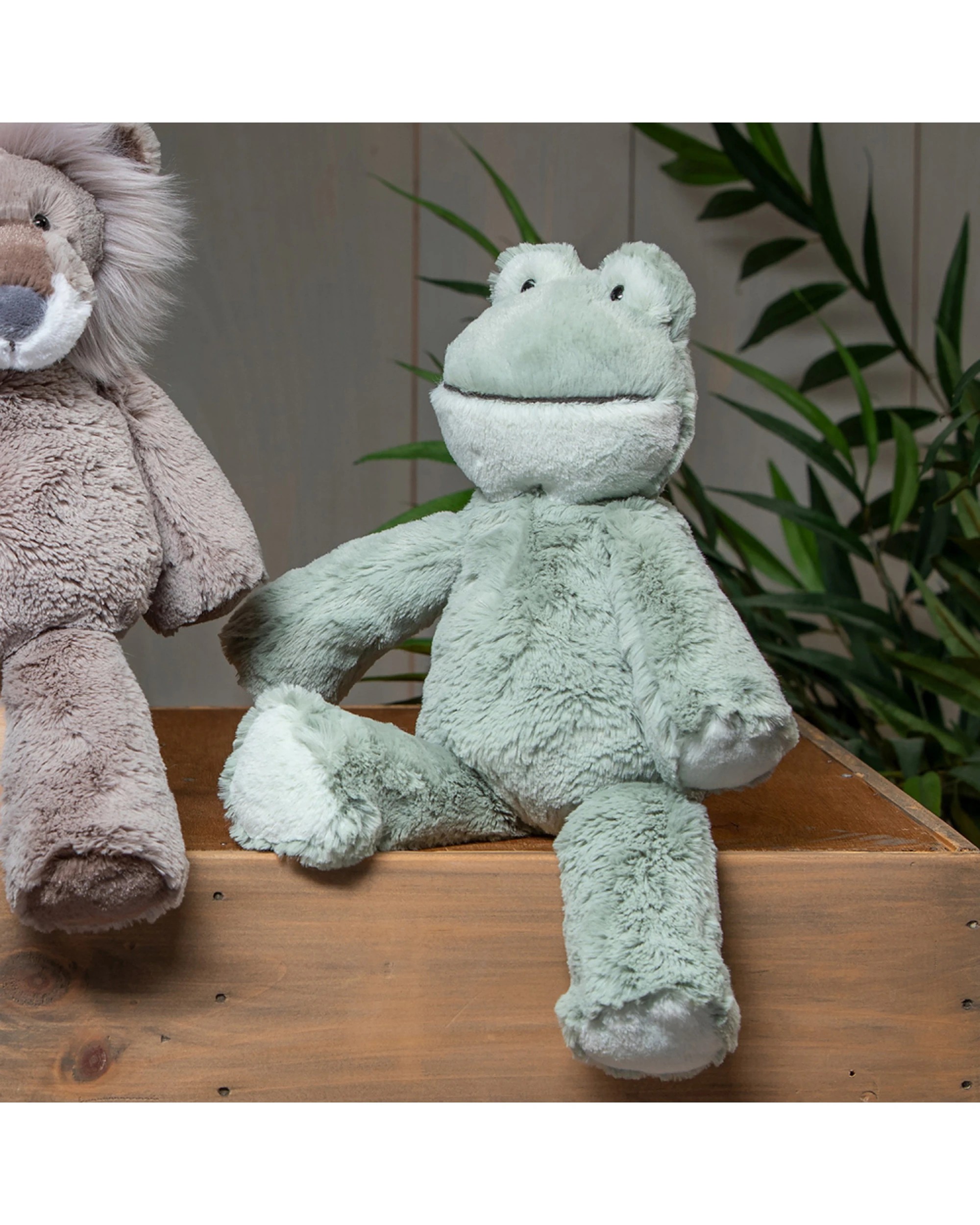 4 Mary Meyer Marshmallow Animal Frog Soft Plush Kids Toy 33cm - Green, 4 of 4