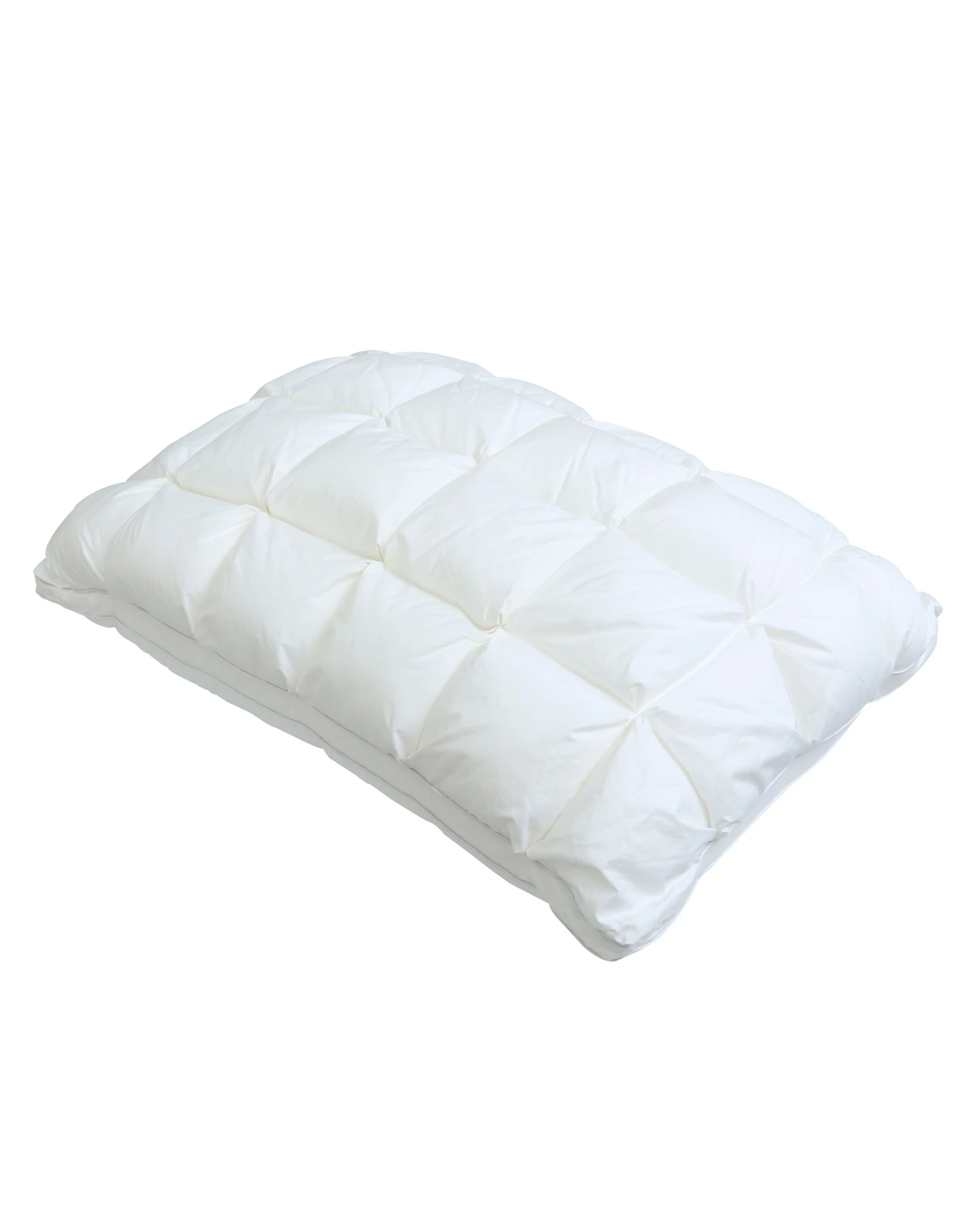 2 Dreamaker Puffy Quilted Down Alternative Super High Profile Pillow 48 x 73cm - White, 2 of 6