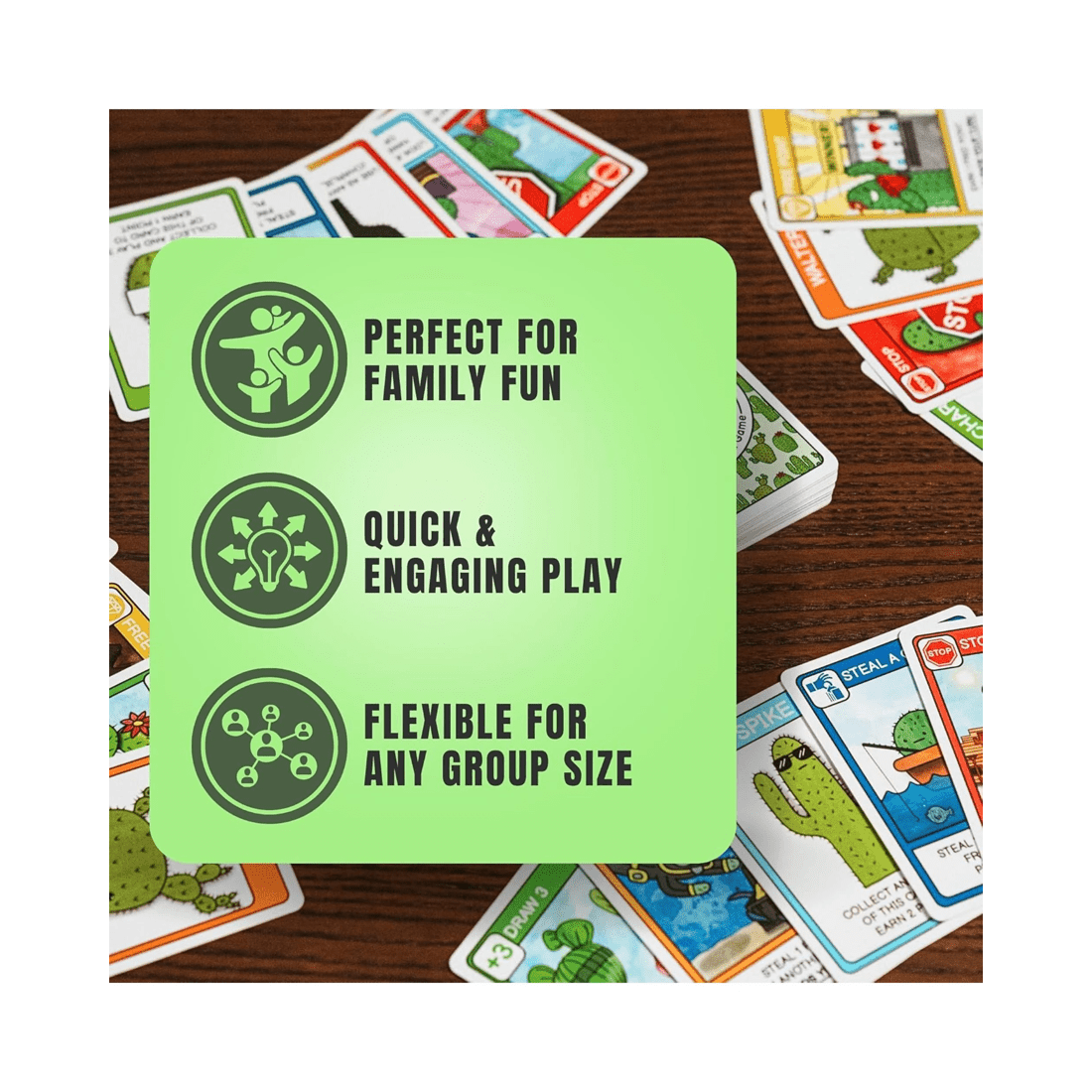 4 Blue Orange Games What's the Point The Cactus Card Game, 4 of 6