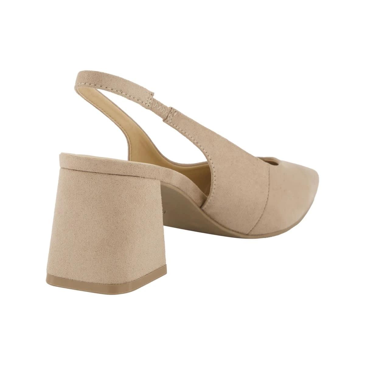 4 Slingback Block Heels Sand, 4 of 5