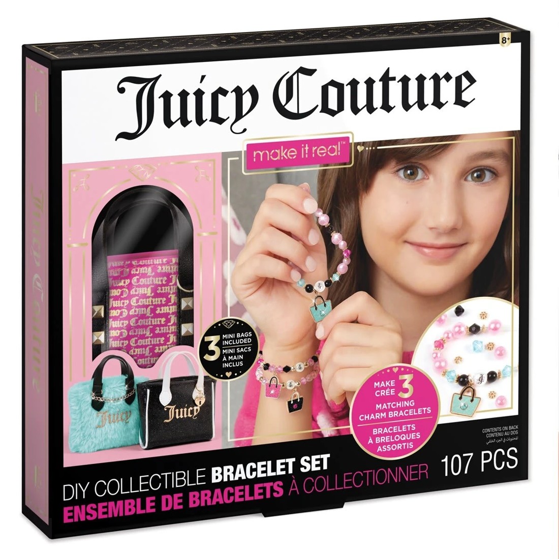 1 107 Piece Make It Real: Juicy Couture DIY Collectible Bracelet Set, 1 of 6