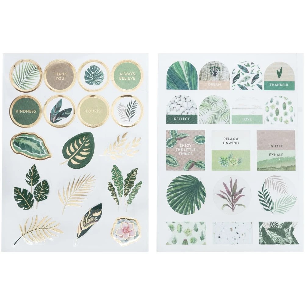 2 Born Stickers Botanical Sheets 2 Pack, 2 of 2