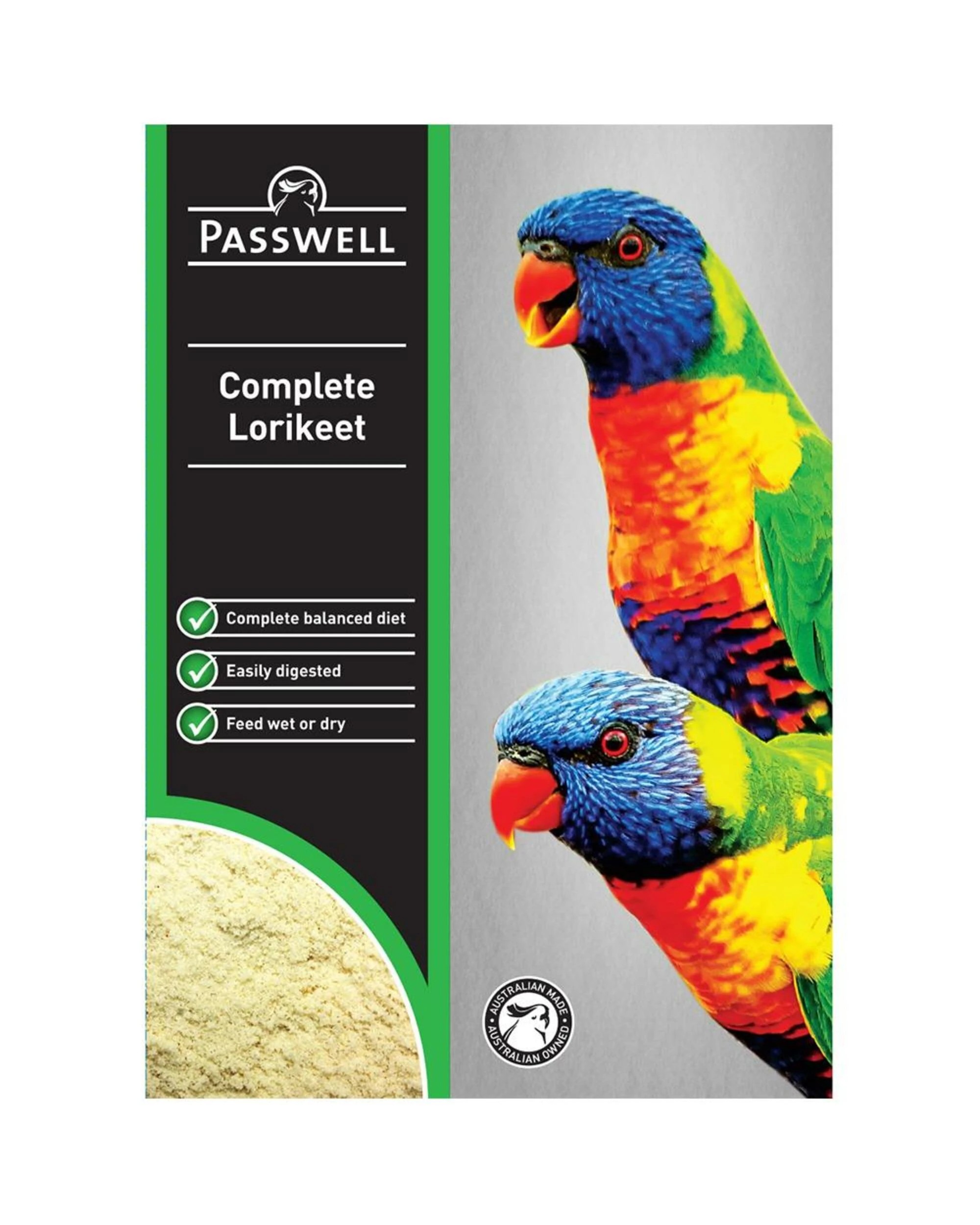 1 Passwell Complete Lorikeet Dry Mix 5kg, 1 of 1