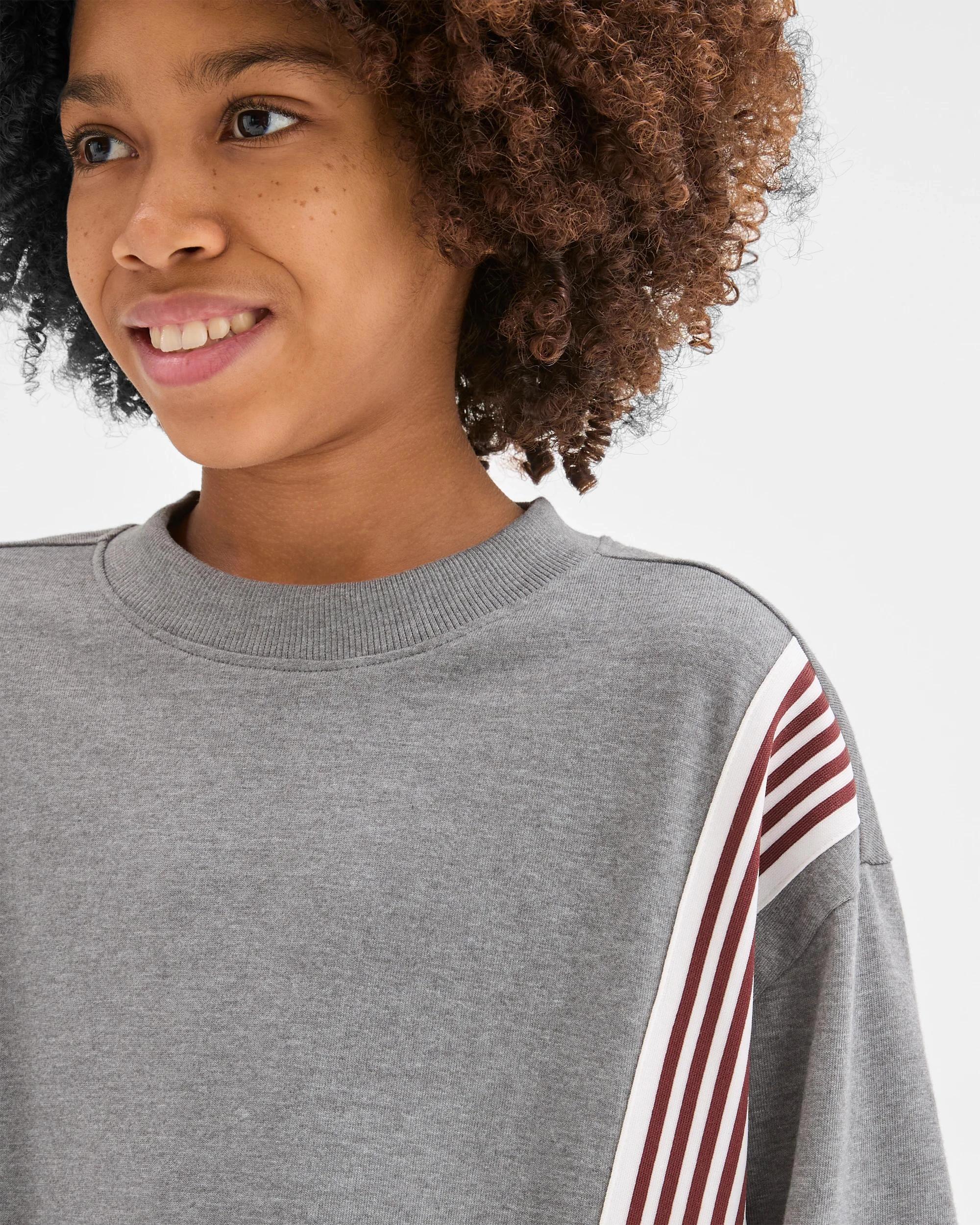3 Target Kids Australian Cotton Oversized Sports Tape T-Shirt GREY, 3 of 6