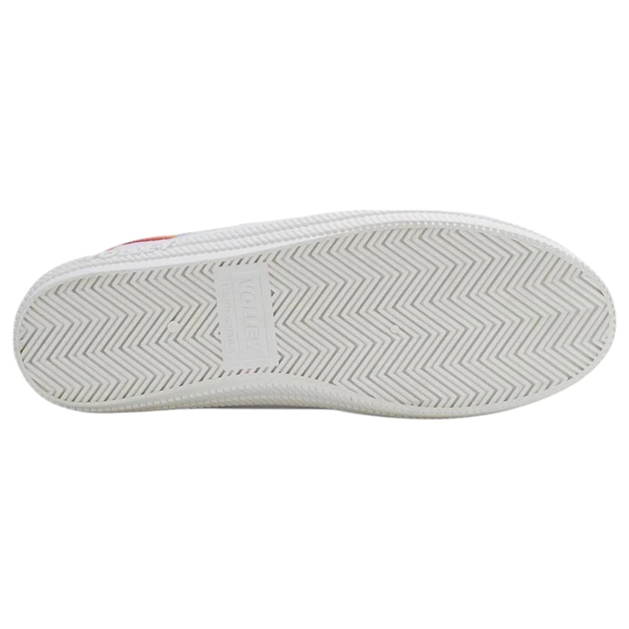 5 Volley Pride International s Casual Mens Womens White Rainbow Lgbt Shoes RAINBOW, 5 of 5
