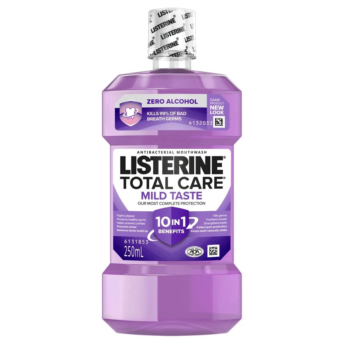 1 Listerine Total Care Zero Alcohol Mouthwash 250ml, 1 of 9