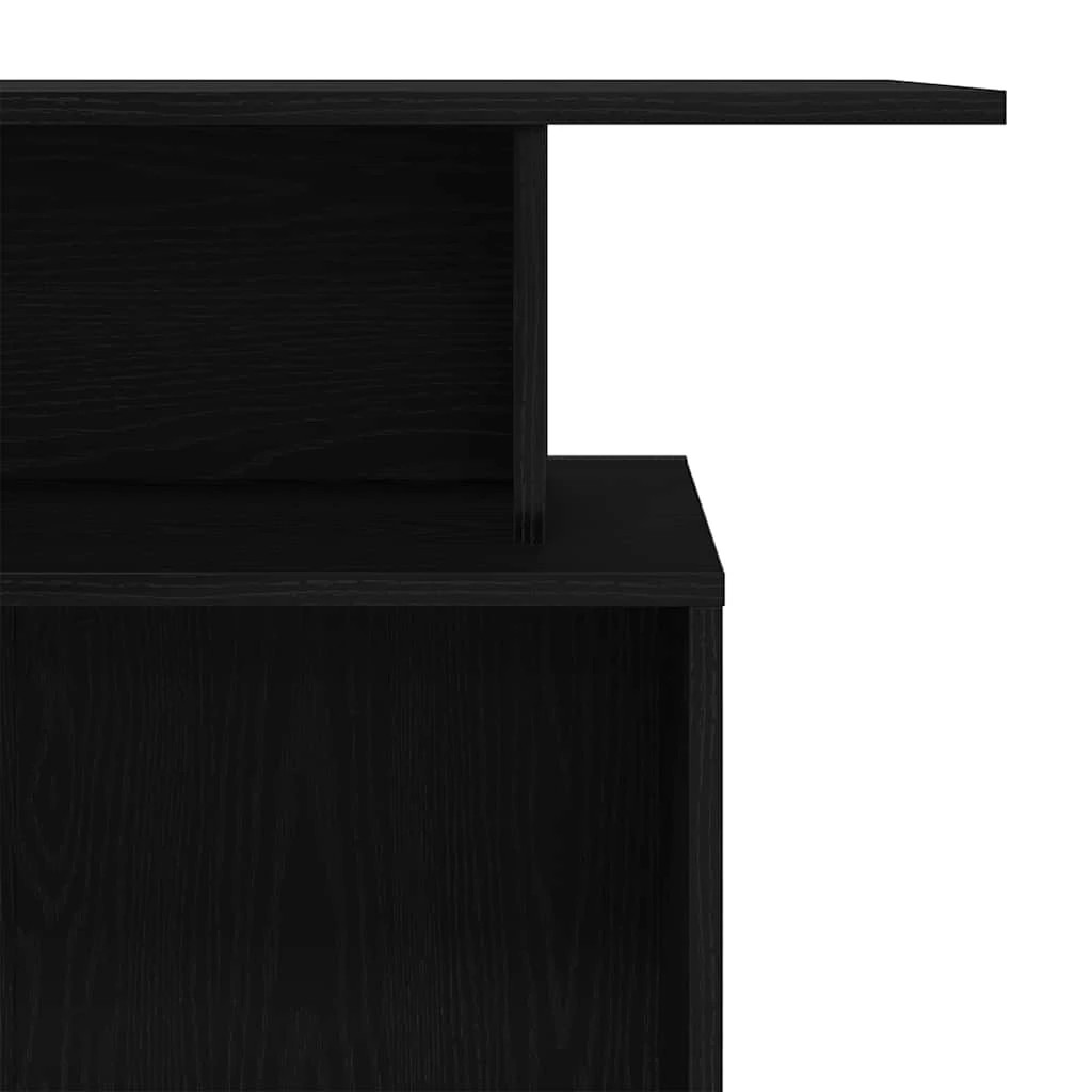8 vidaXL reception desk Ample Storage - Black, 8 of 10