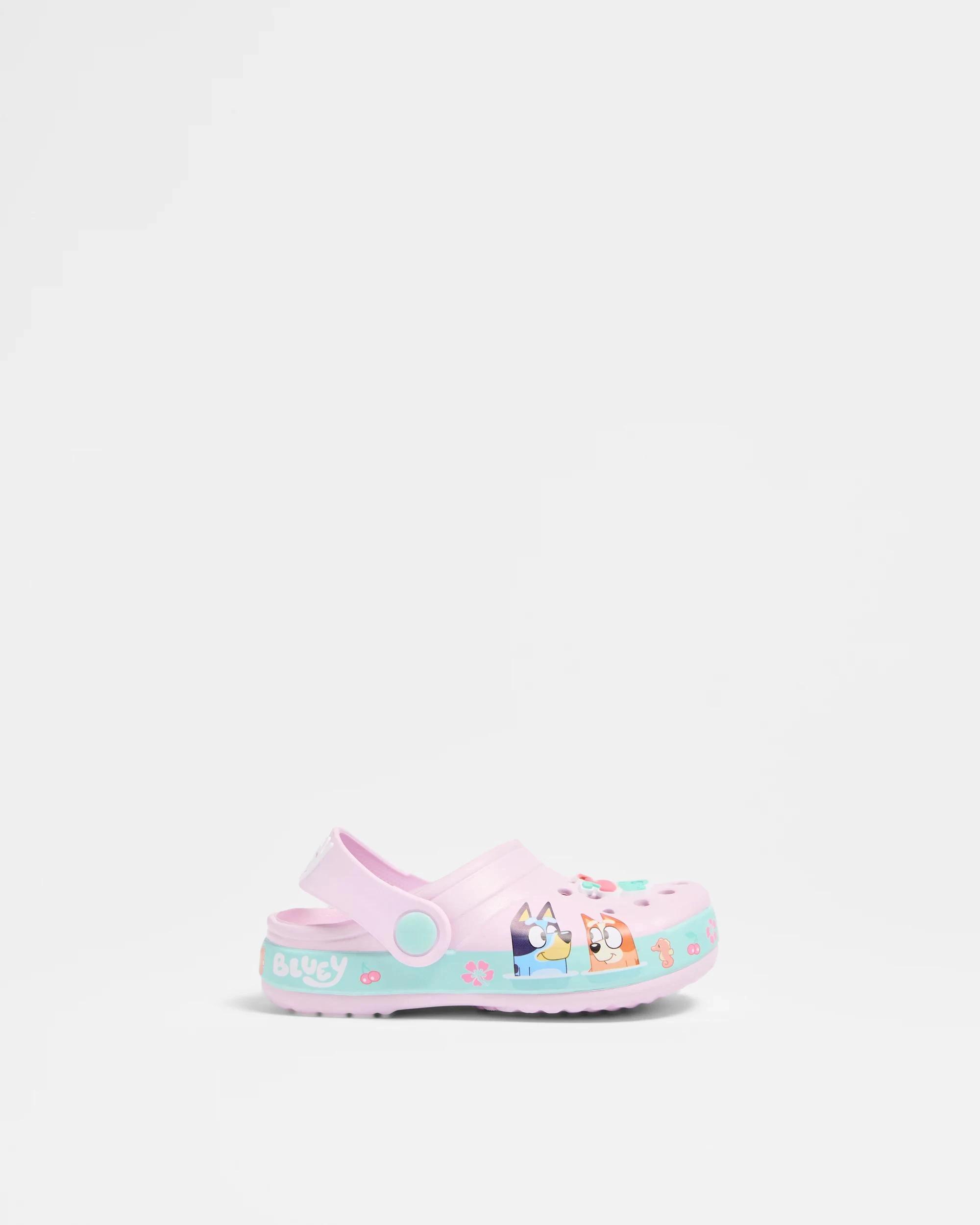 1 Baby Girls First Walker Bluey Clog PINK, 1 of 4